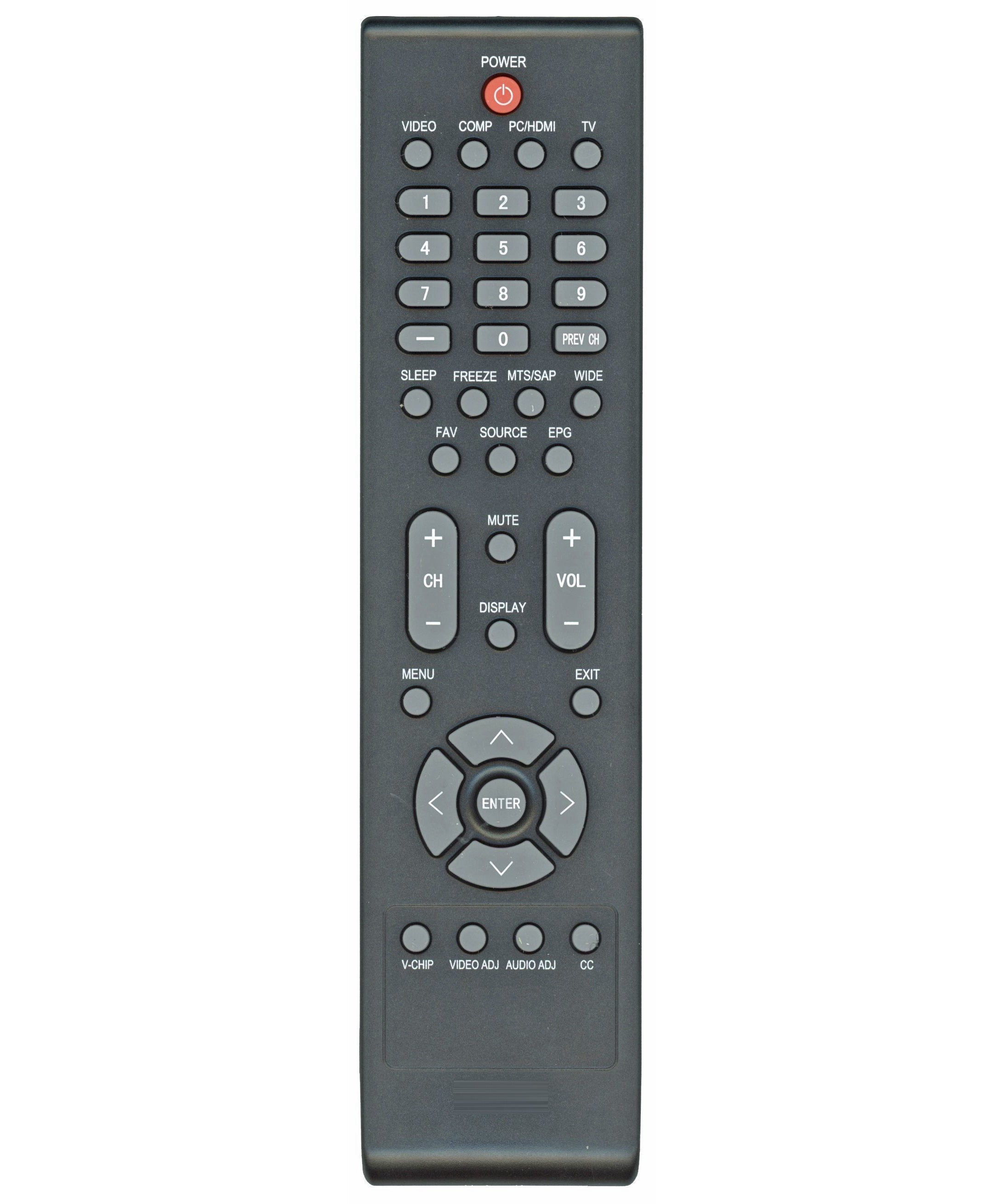 Vizio VR6 TV Remote Control - 098GRABD3NEVZC