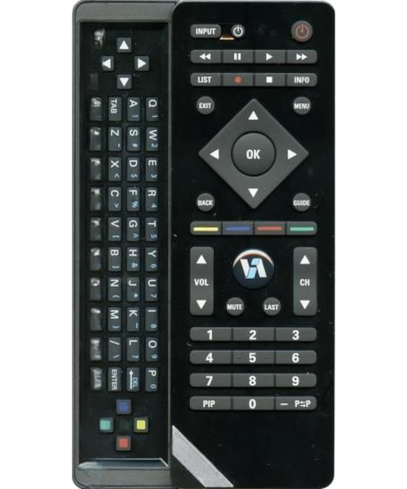 Vizio VUR10 TV Remote Control - Bluetooth - with QWERTY keyboard slide out