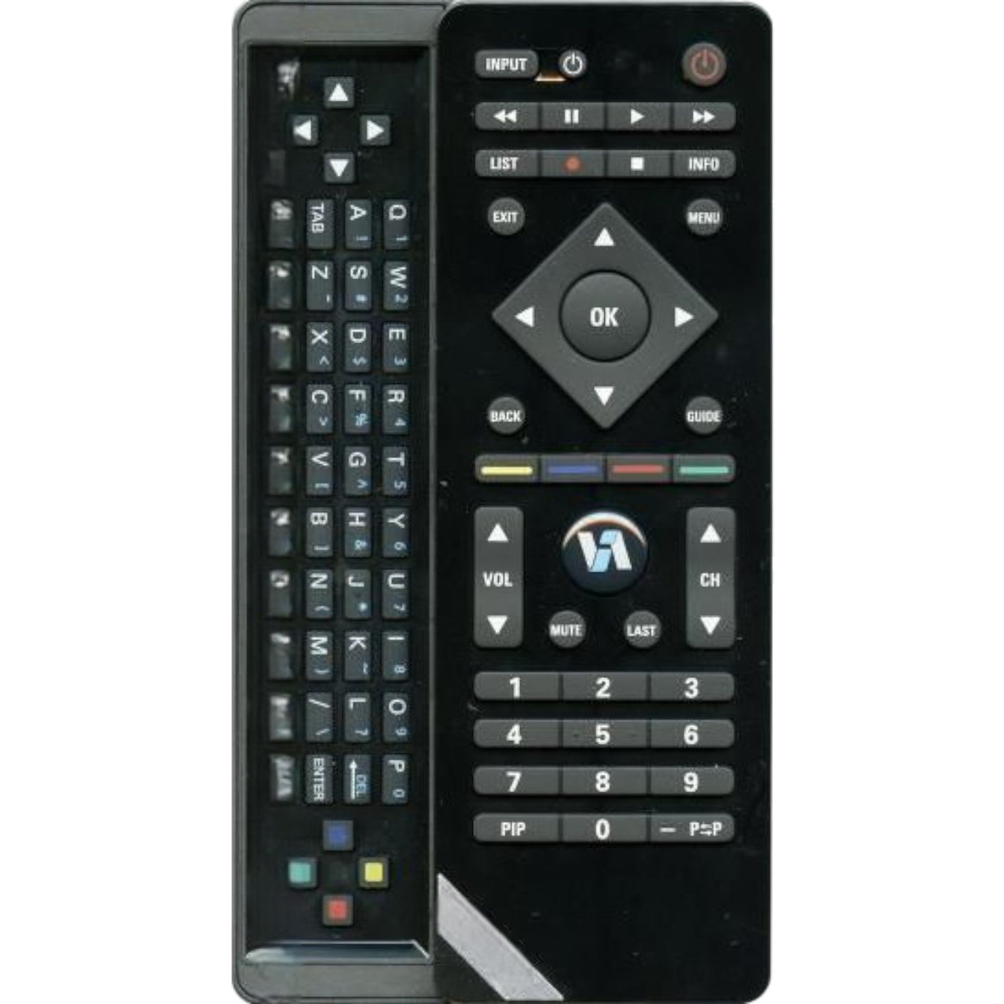 Vizio VUR10 TV Remote Control - Bluetooth - with QWERTY keyboard slide out