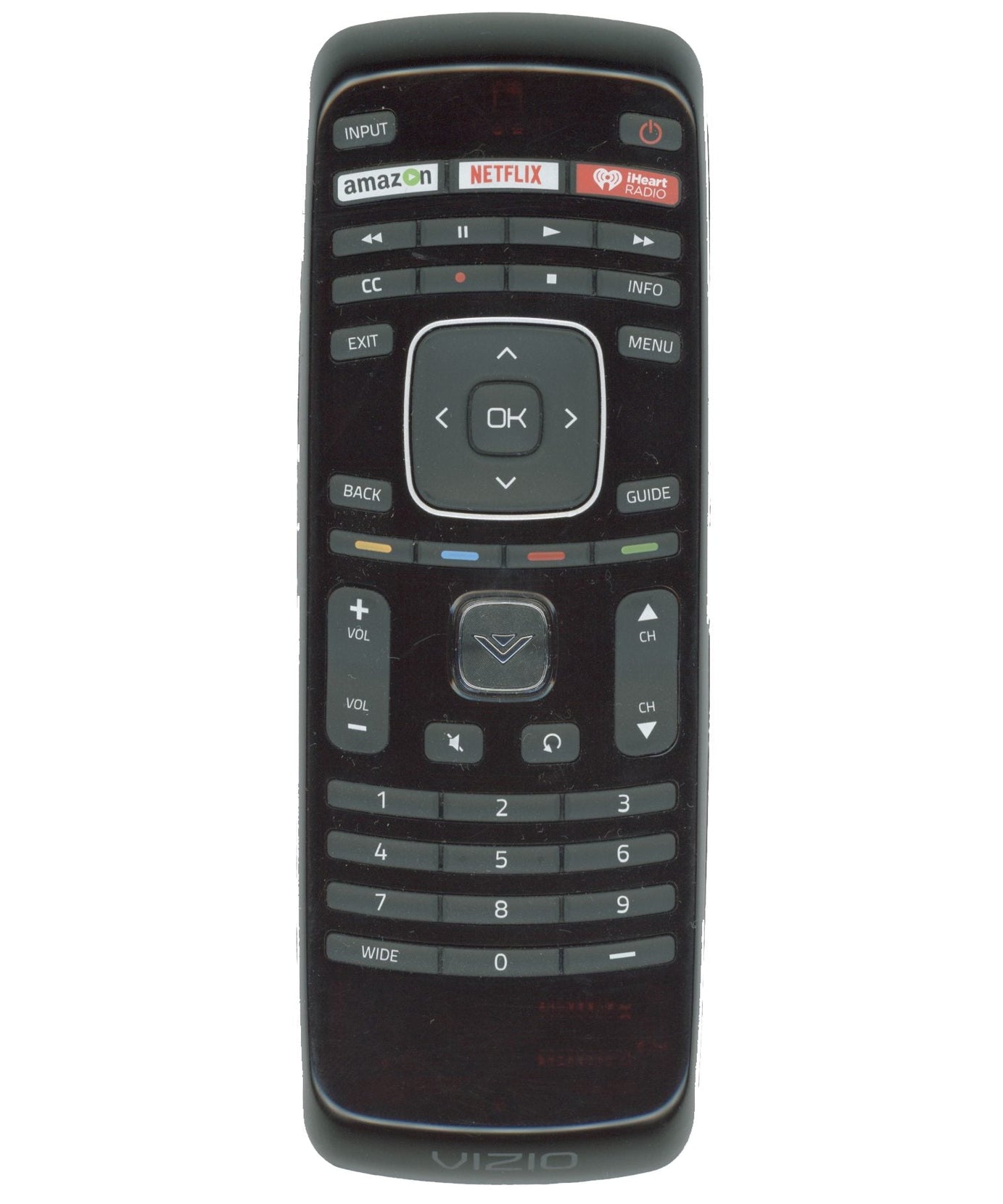Vizio XRT112 iHeart/New Netflix TV Remote Control