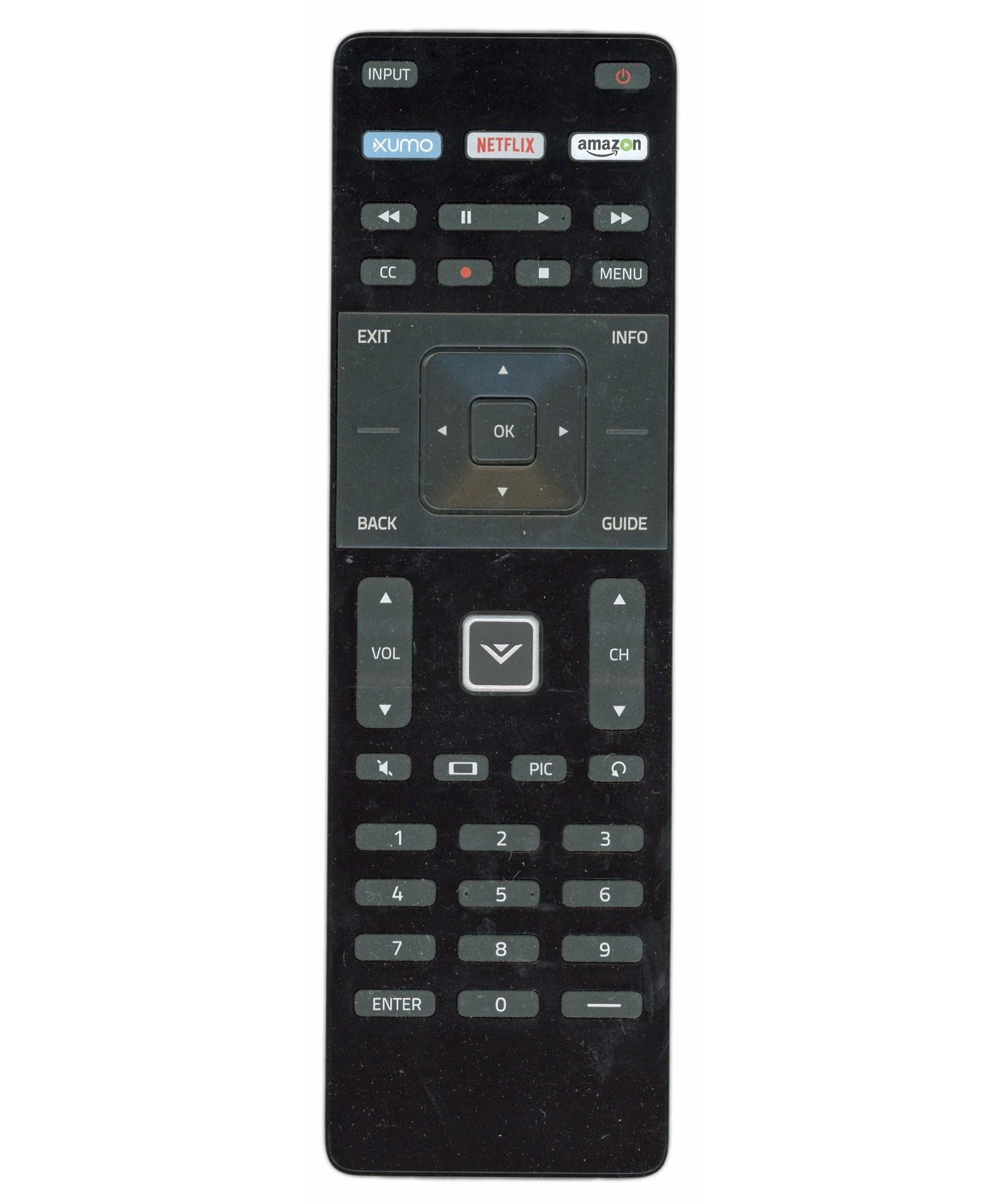 Vizio XRT122.v3 Smart TV Remote Control  - 398GR14BEVZY0005DP