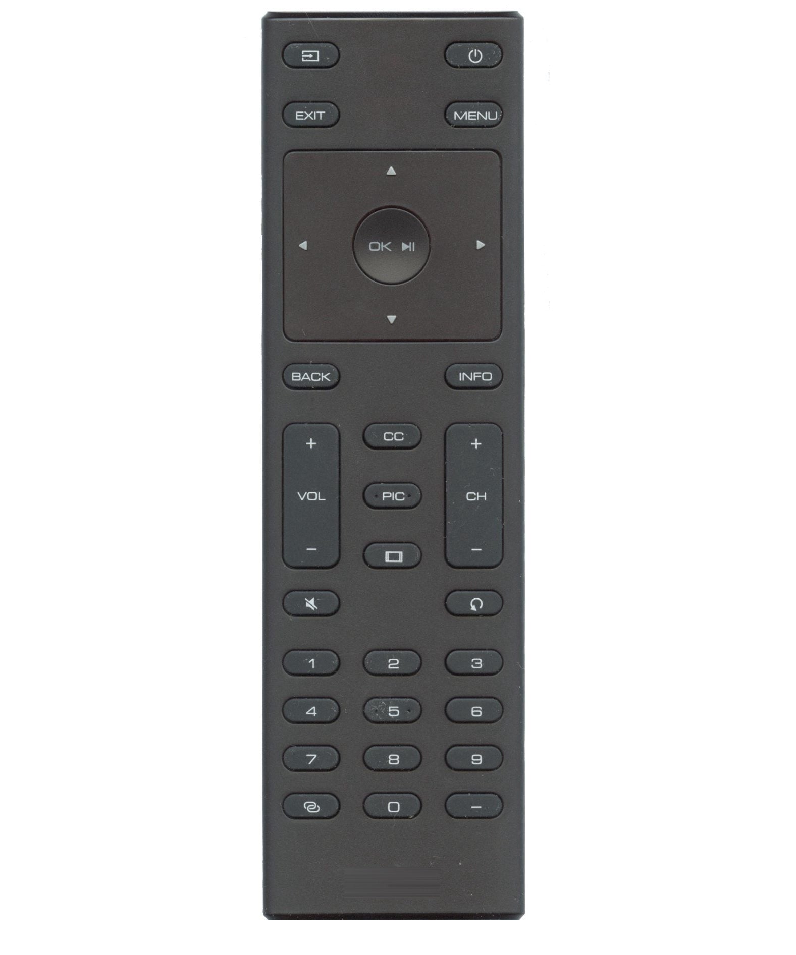 Vizio XRT135 TV Remote Control - 00111203190, 398GR14BEVZY0004DP, 098003063570