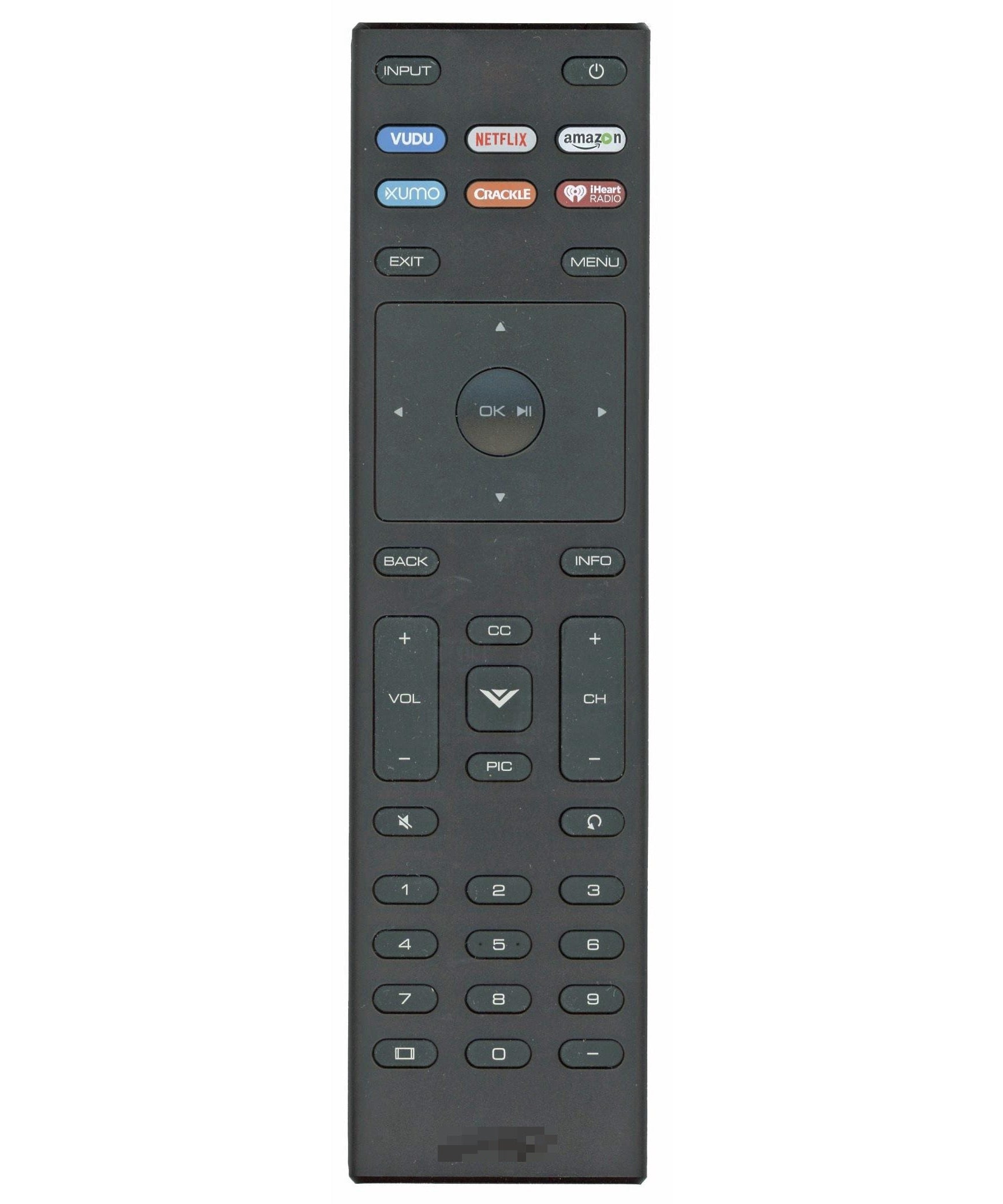 Vizio XRT136 TV Remote Control - 60015FA00600G