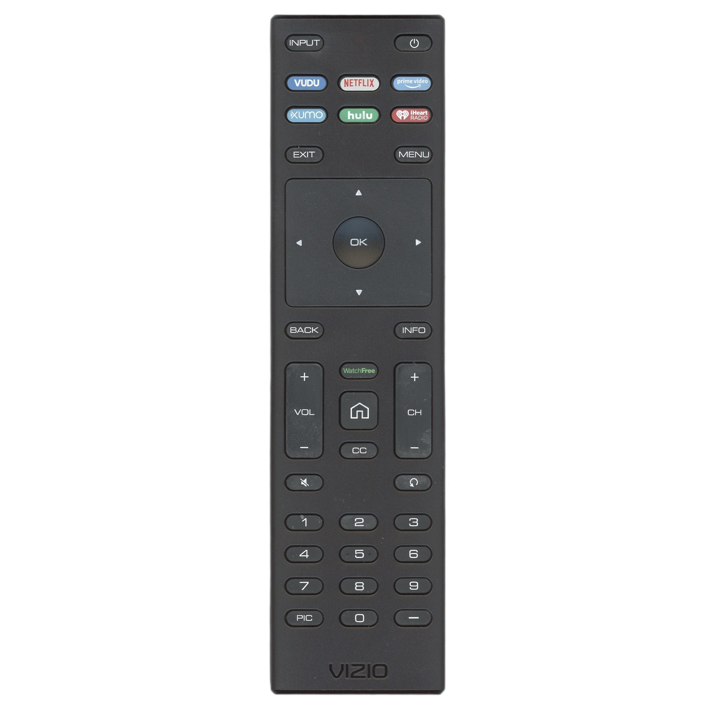 Vizio XRT136 TV Remote Control - 398GR14BEVZY0010DP