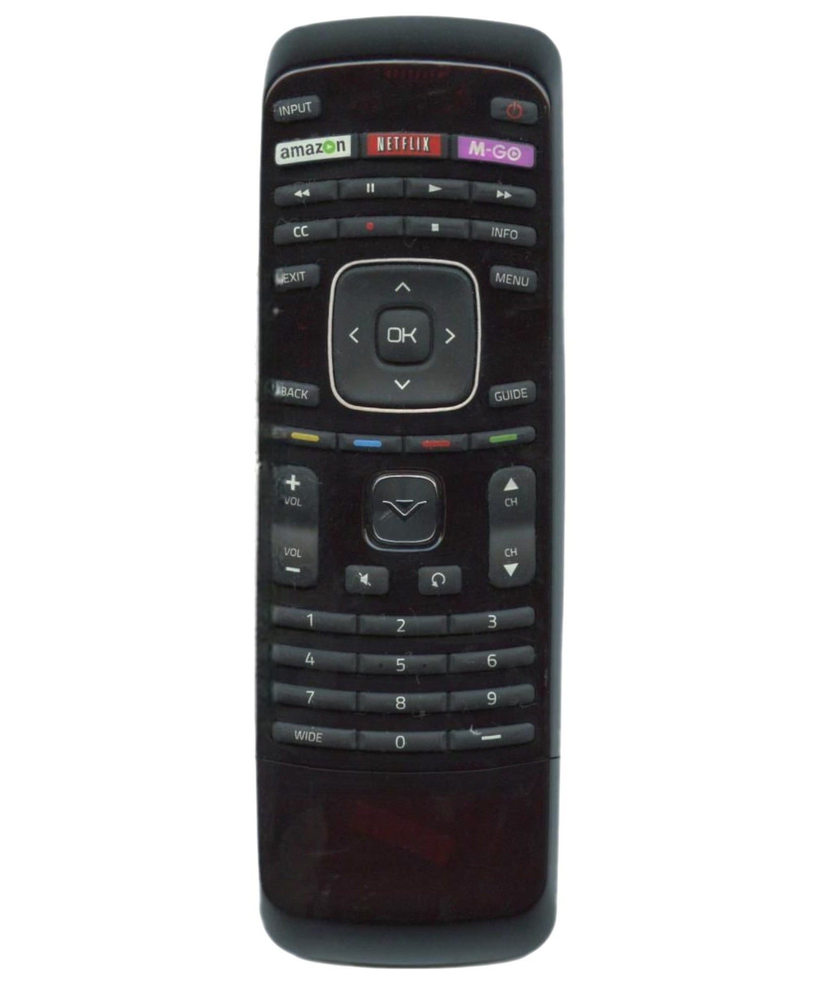 Vizio XRT302 TV Remote Control with QWERTY keyboard
