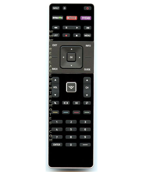 Vizio XRT510 RF Blutooth TV Remote Control - Amazon, Netflix, Mgo - 90.75Q11.001