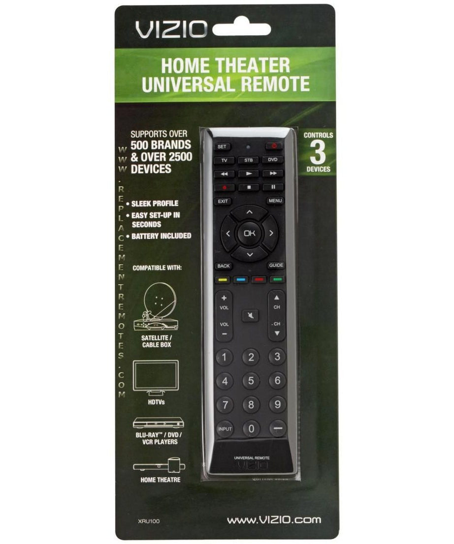 Vizio XRU100 3-Device Universal Remote Control