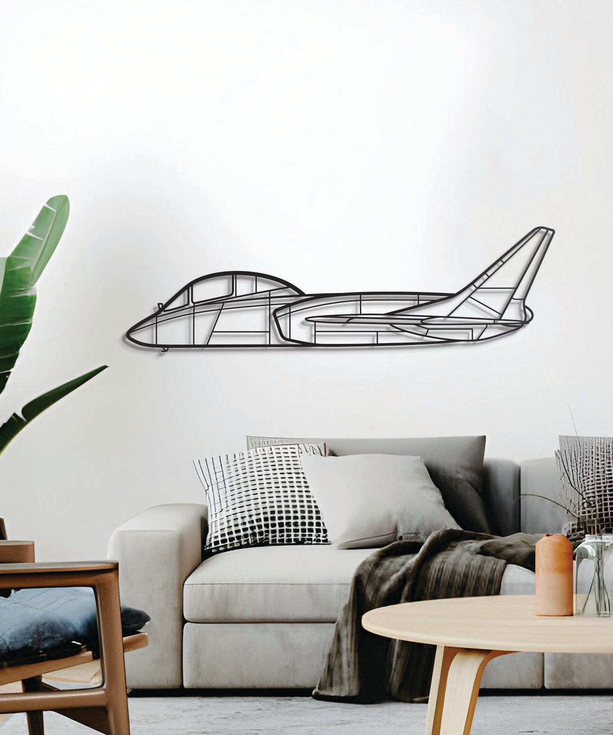 F7U-3 Cutlass Metallflugzeug-Wandkunst - NCP0325