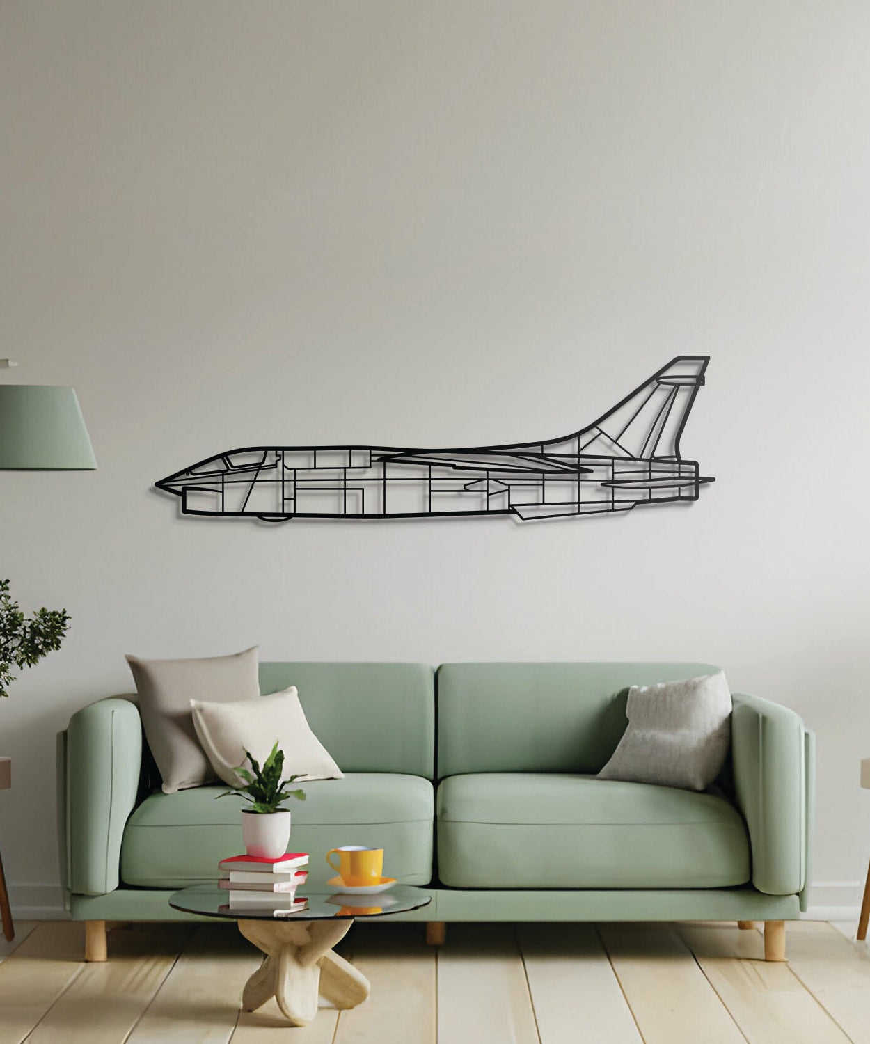 RF-8G Metallflugzeug Wandkunst - NCP0295