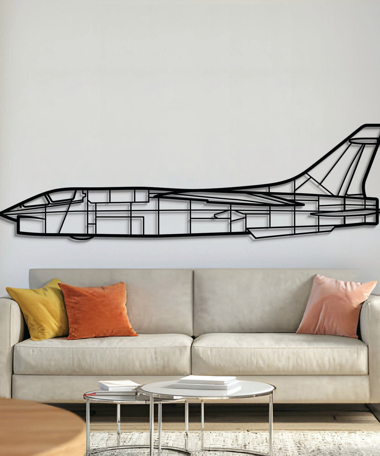 RF-8G Metallflugzeug Wandkunst - NCP0295