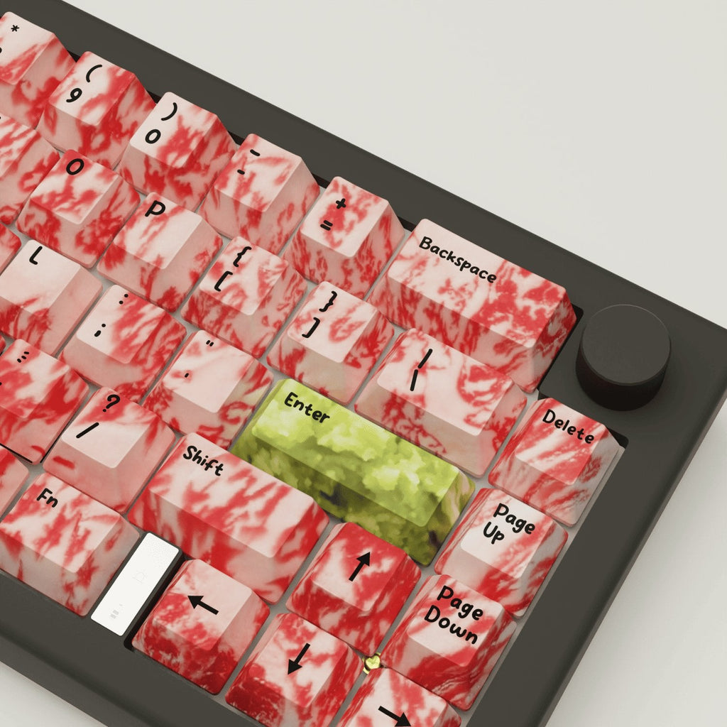 Wagyu Design Keycaps and Mechanical Keyboard