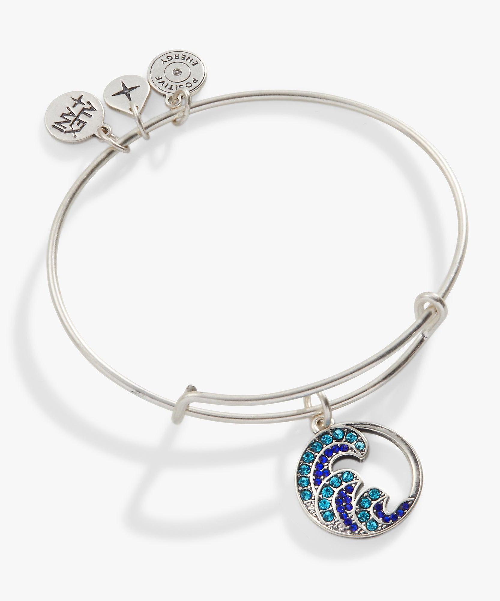 Wave Charm Bangle