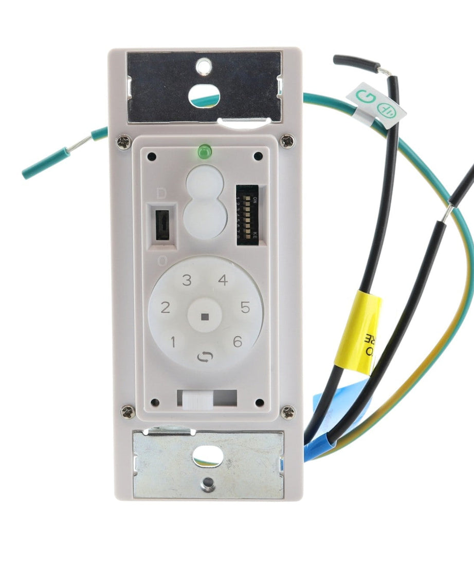 Minka Aire WC500 Wired Wall Plate Ceiling fan Remote Control | 6-Speed | For/Rev | Light Up/Down & Dimming - WC500