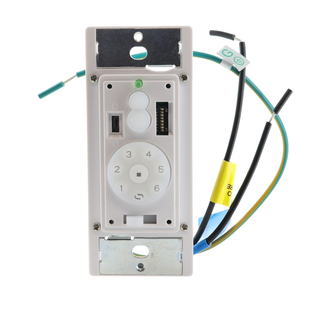 Minka Aire WC500 Wired Wall Plate Ceiling fan Remote Control | 6-Speed | For/Rev | Light Up/Down & Dimming - WC500