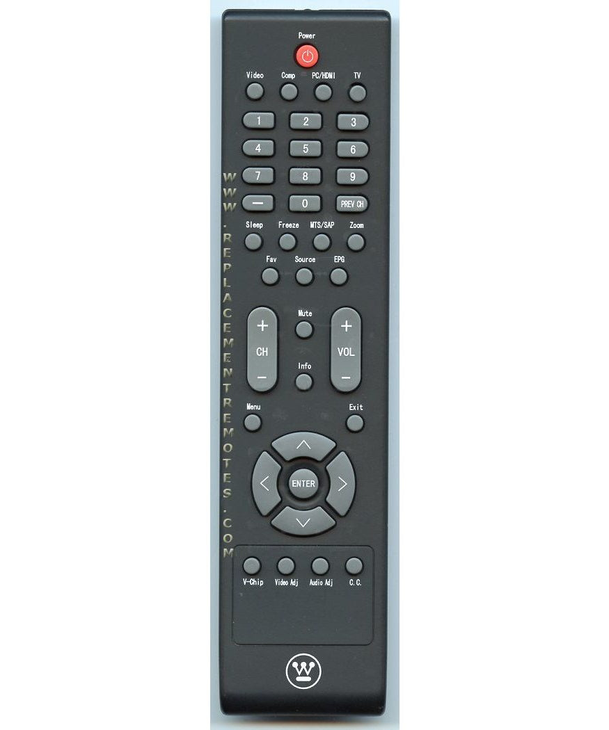 Westinghouse RCNN271 TV Remote Control