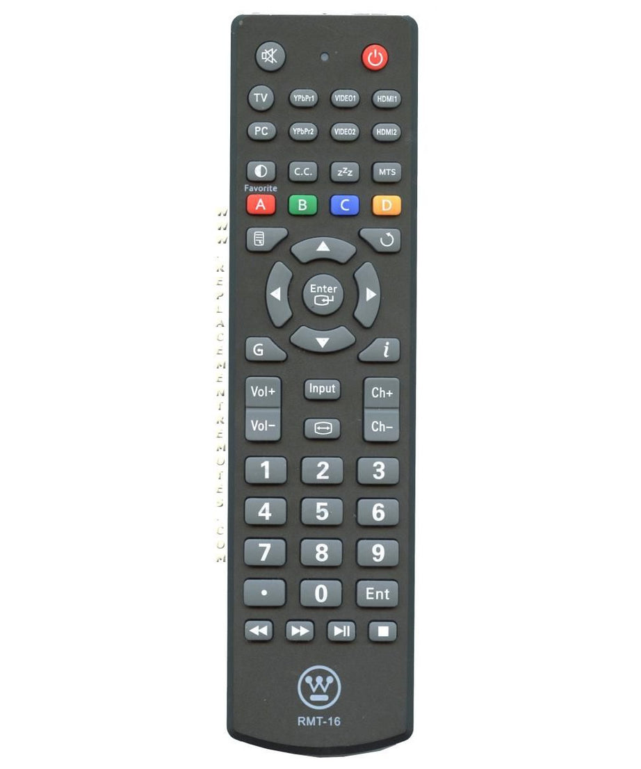 Westinghouse RMT16 TV Remote Control