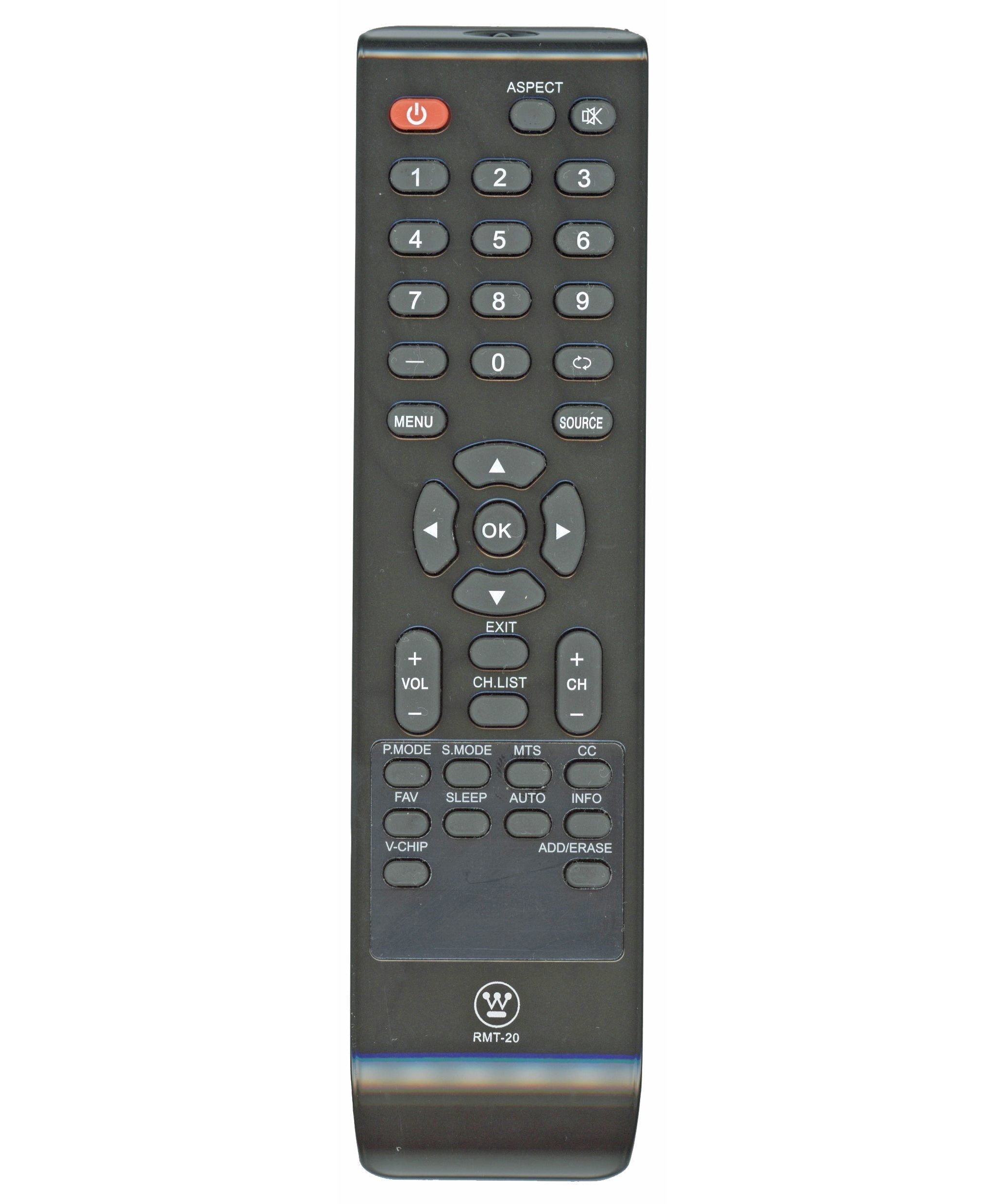 Westinghouse RMT20 TV Remote Control