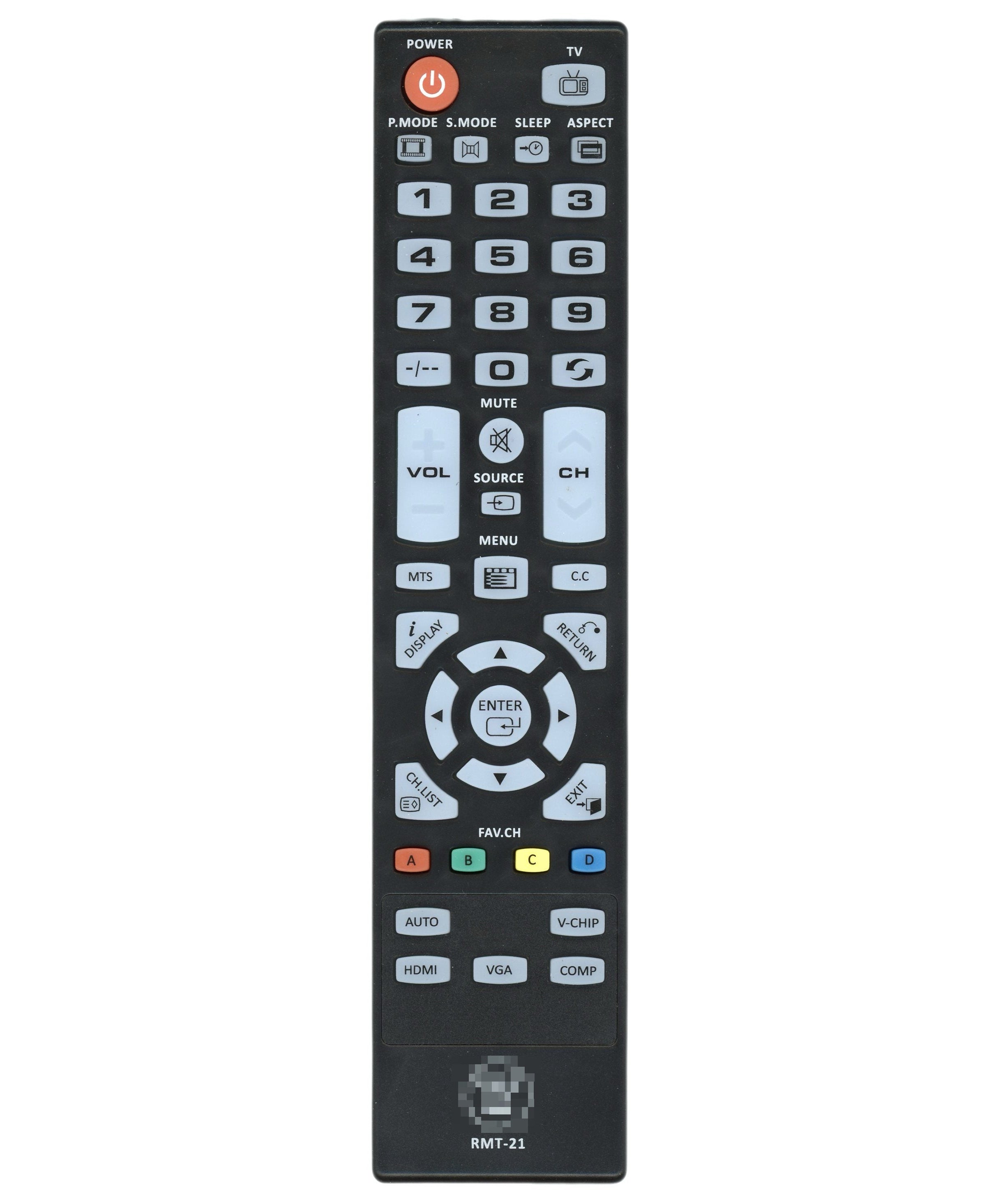 Westinghouse RMT21 TV Remote Control