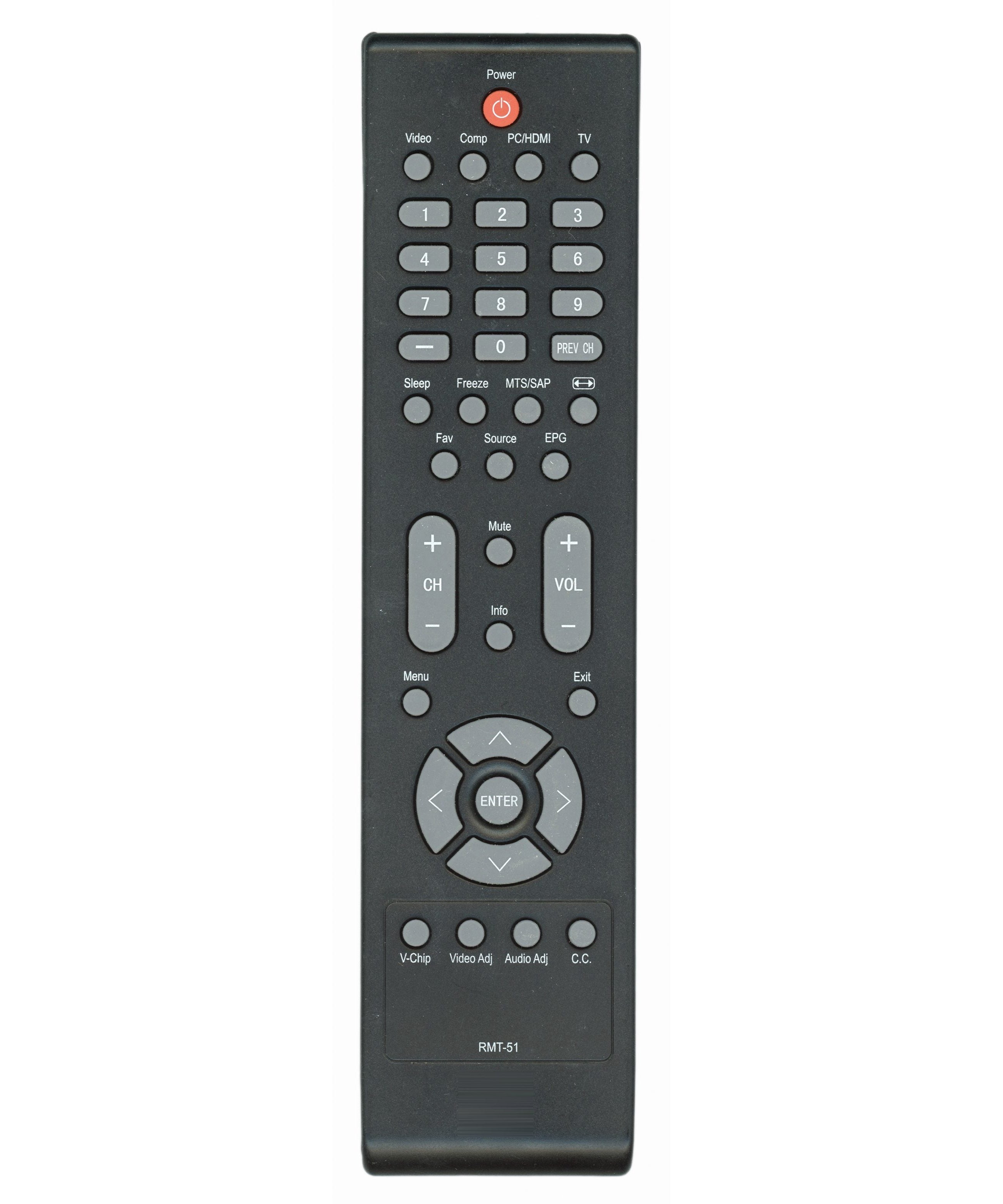 Westinghouse RMT51 TV Remote Control - RM-T51
