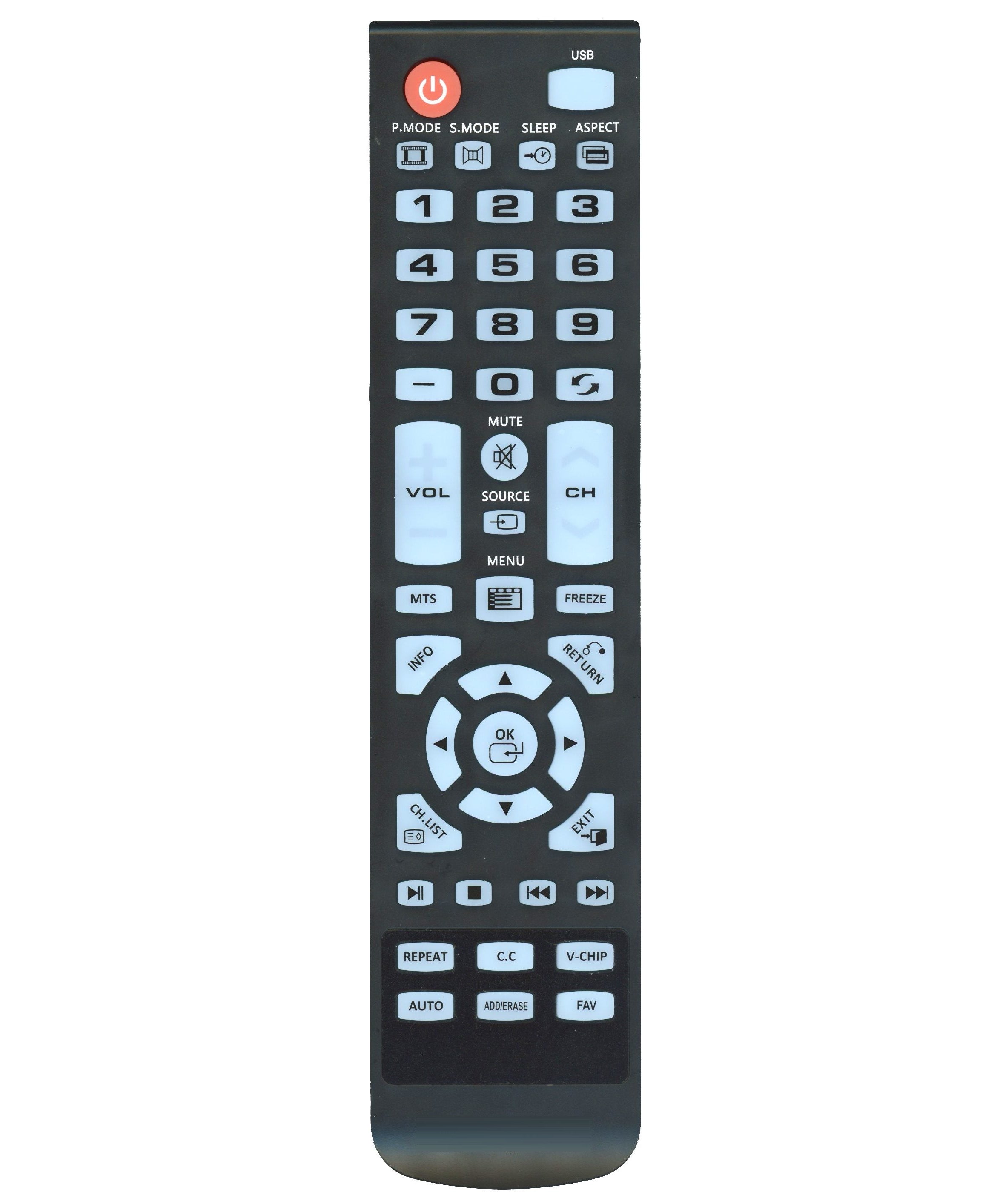 Westinghouse WD32HKB1001 TV Remote Control