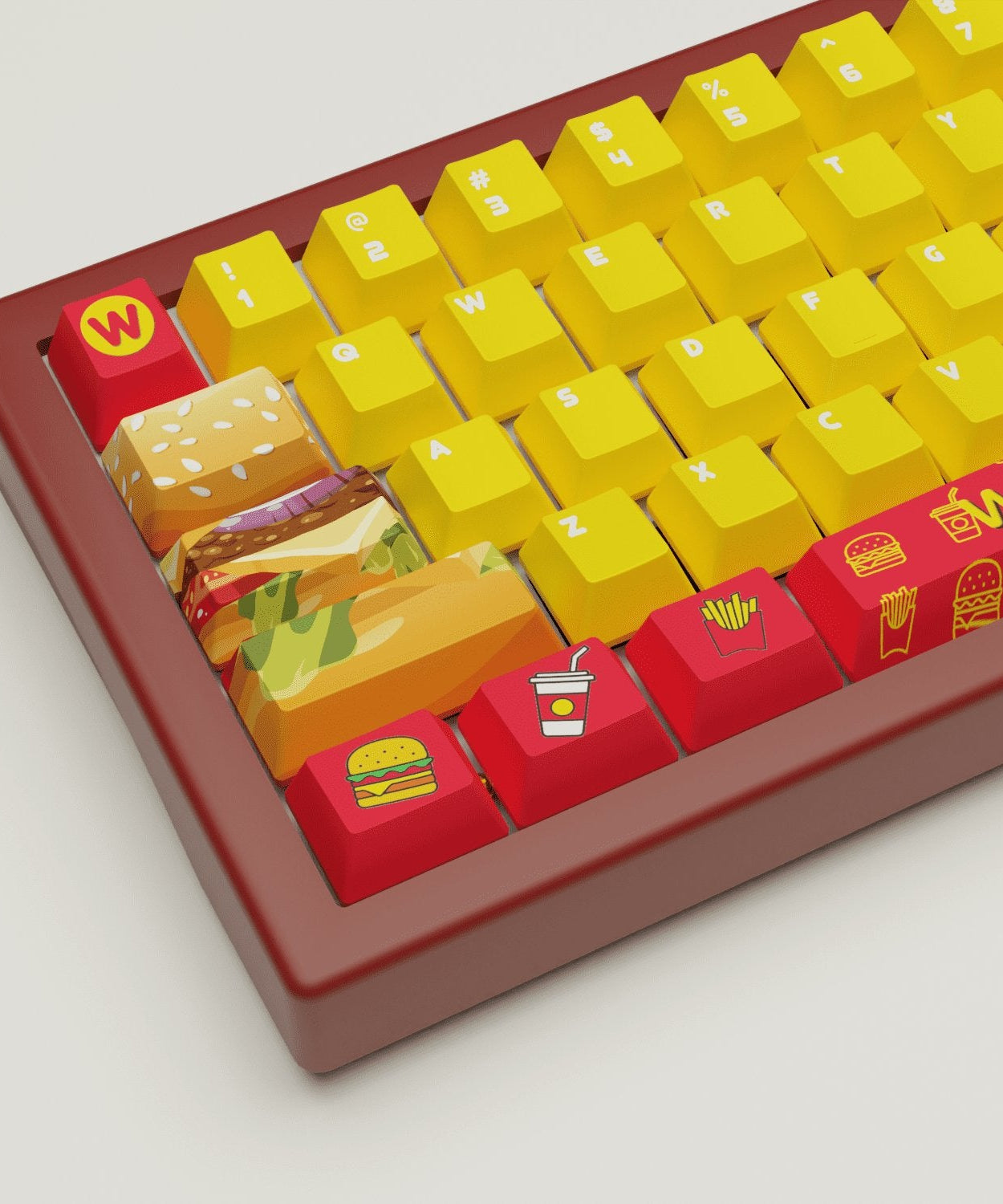 WhackDonald's Design Keycaps and Mechanical Keyboard