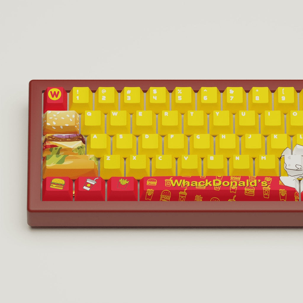 WhackDonald's Design Keycaps and Mechanical Keyboard