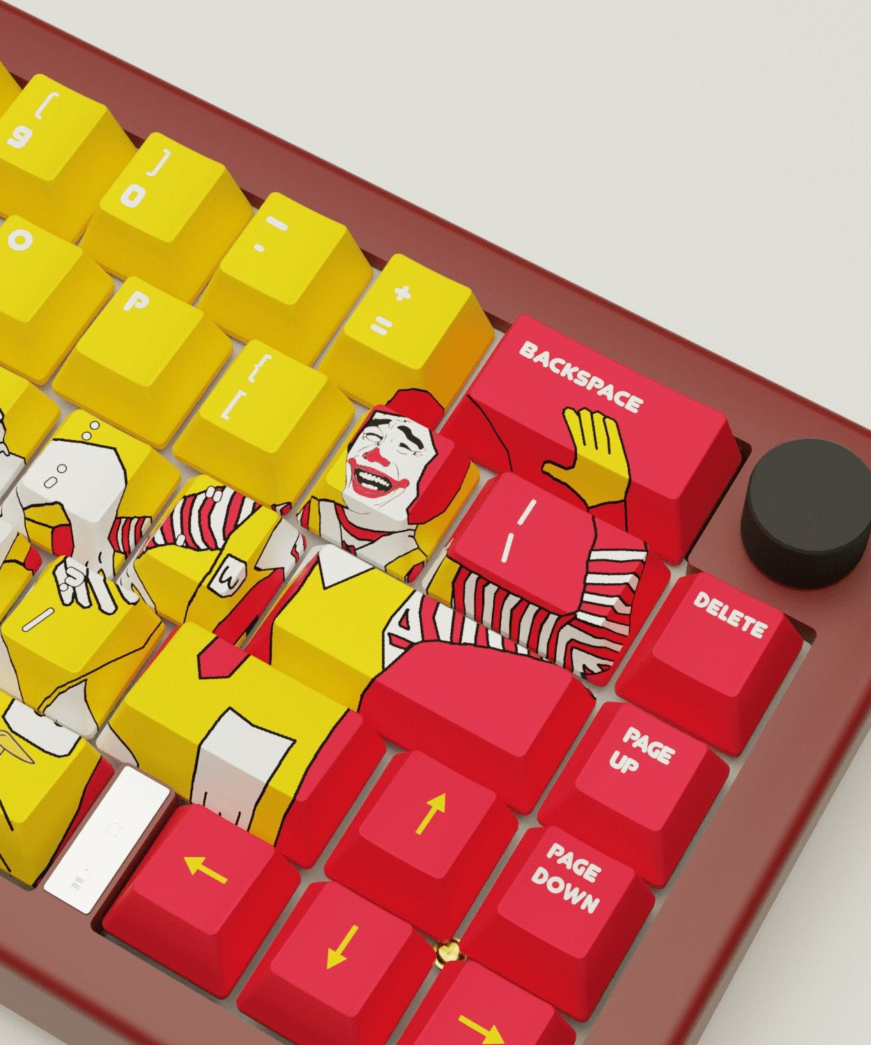 WhackDonald's Design Keycaps and Mechanical Keyboard