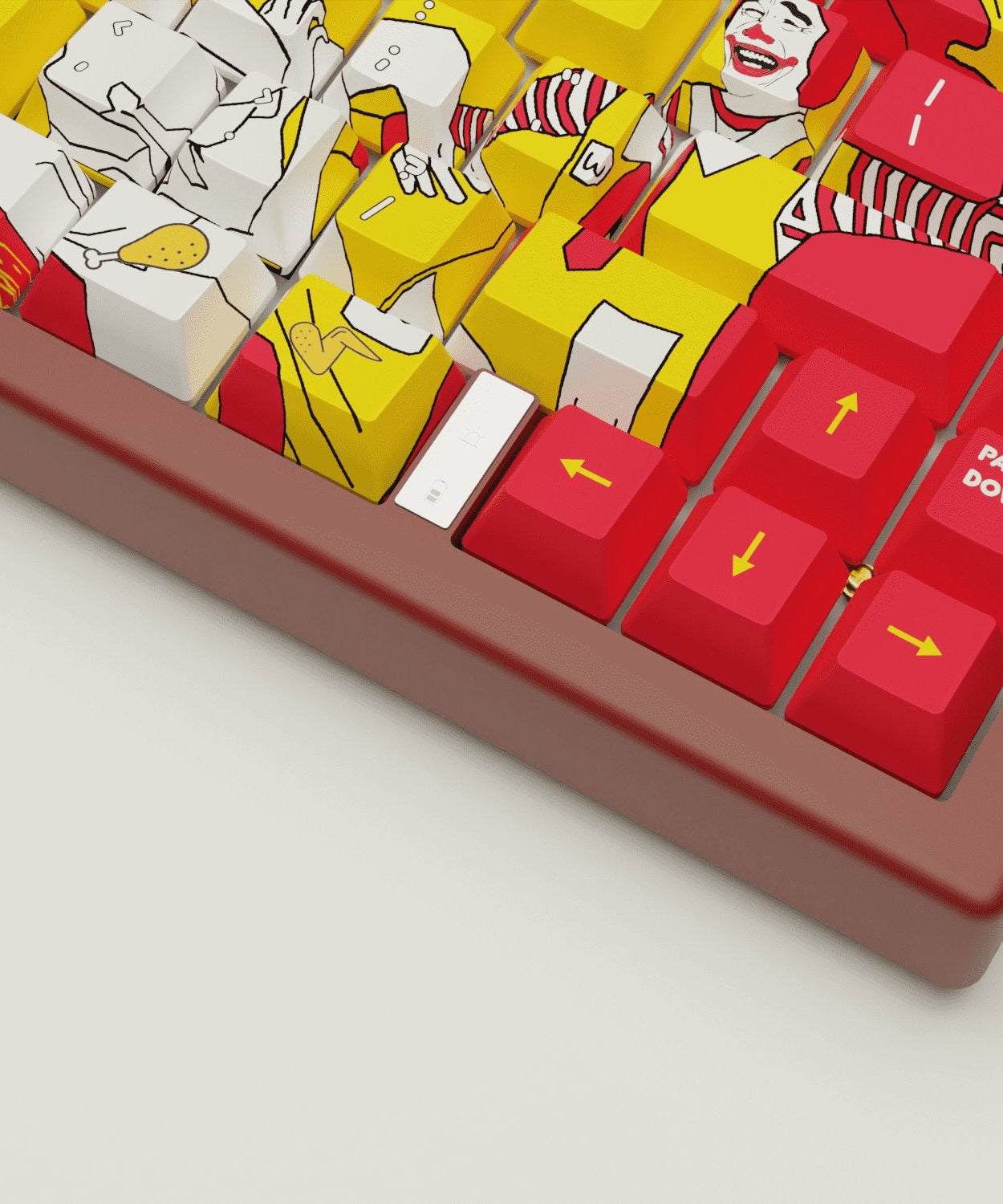 WhackDonald's Design Keycaps and Mechanical Keyboard