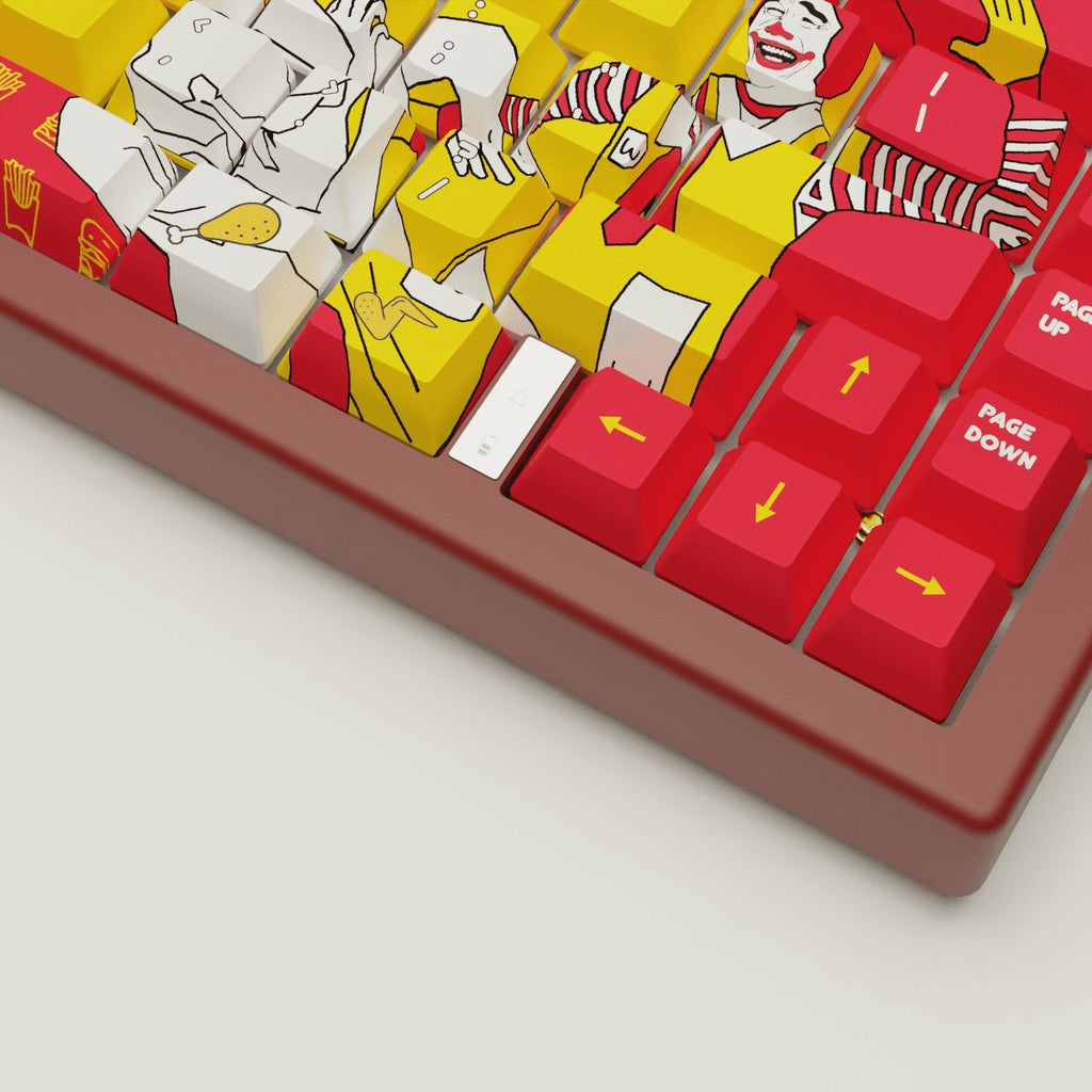 WhackDonald's Design Keycaps and Mechanical Keyboard