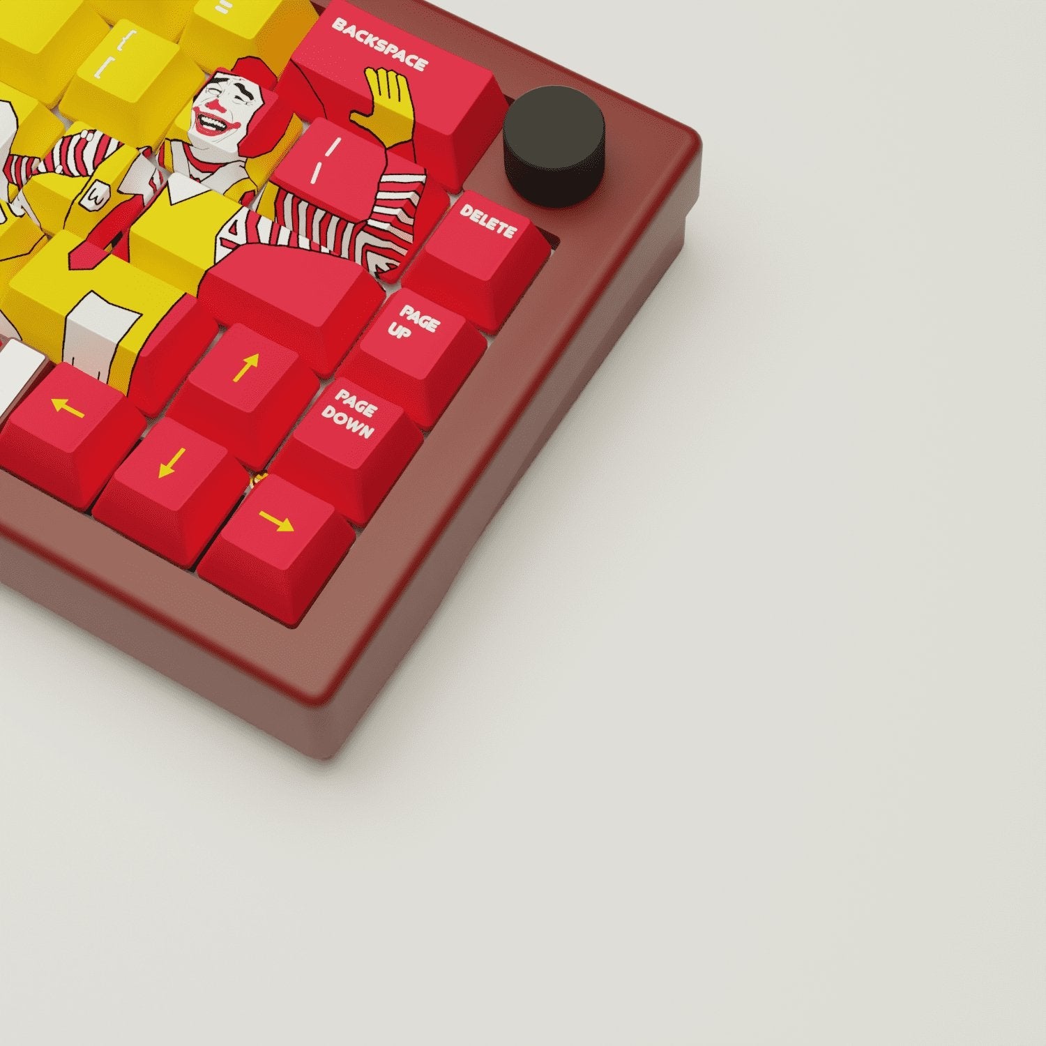 WhackDonald's Design Keycaps and Mechanical Keyboard