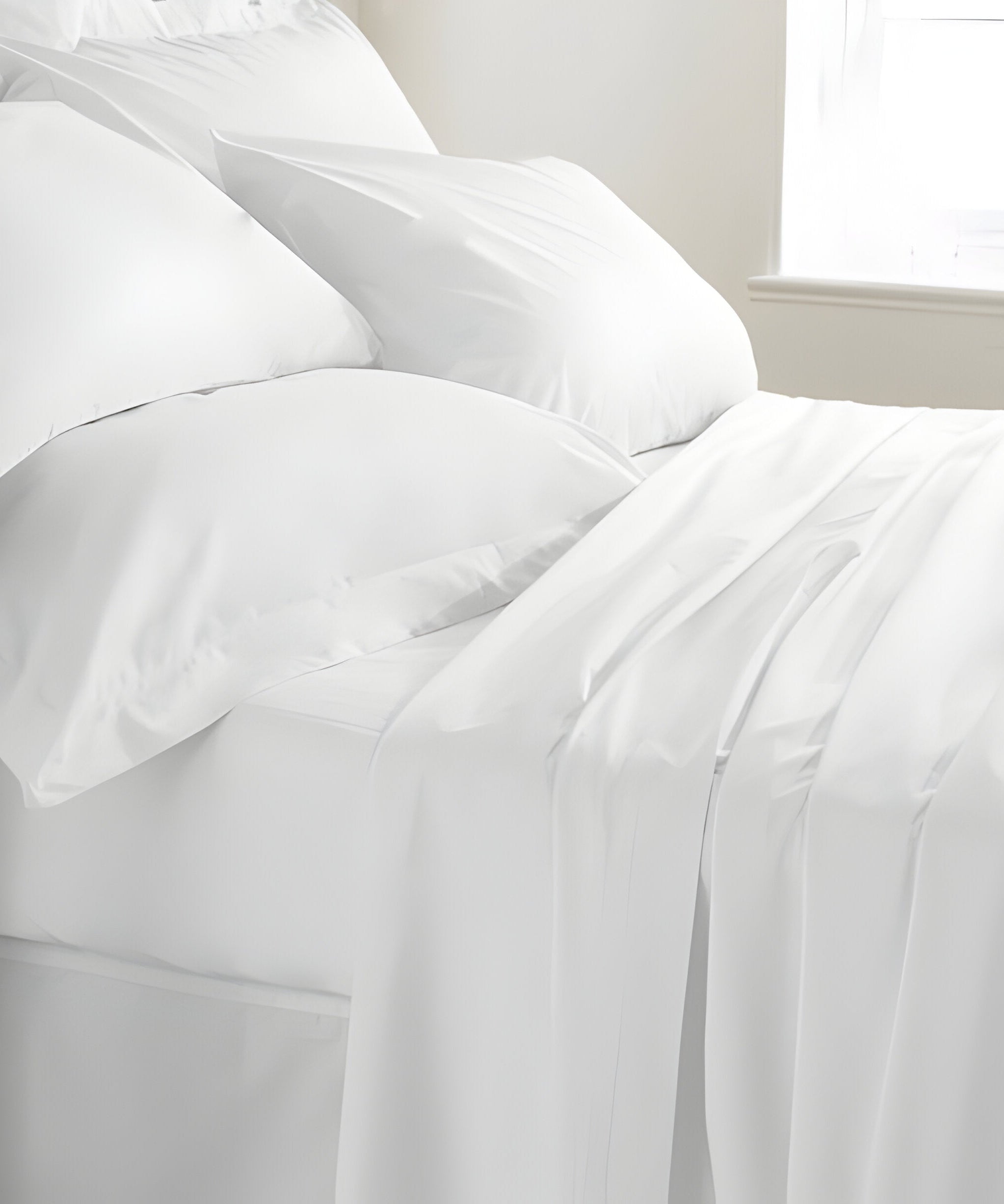 200TC Cotton Percale Solid Duvet Cover Set
