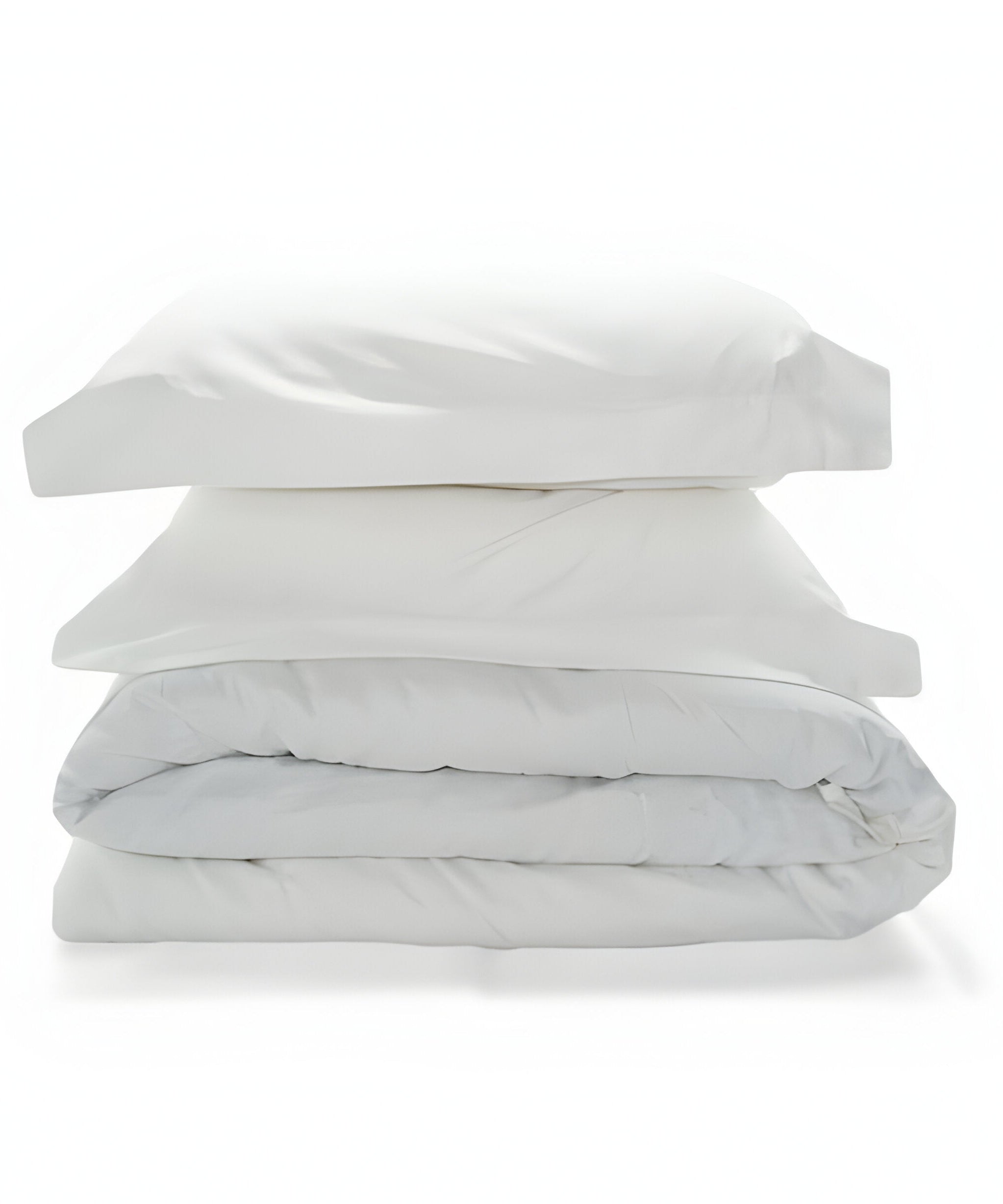 300TC Cotton Percale Solid Duvet Cover Set