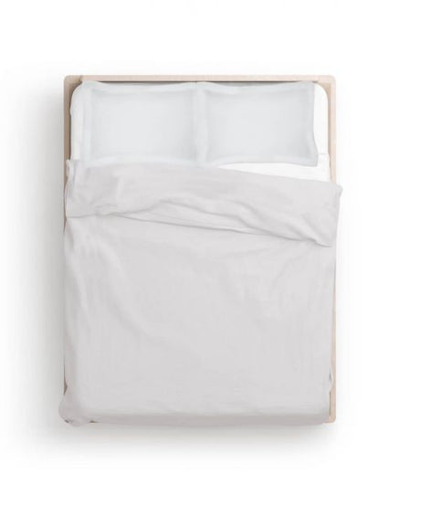 400TC Cotton Wrinkle-Free Sateen Solid Duvet Cover Set