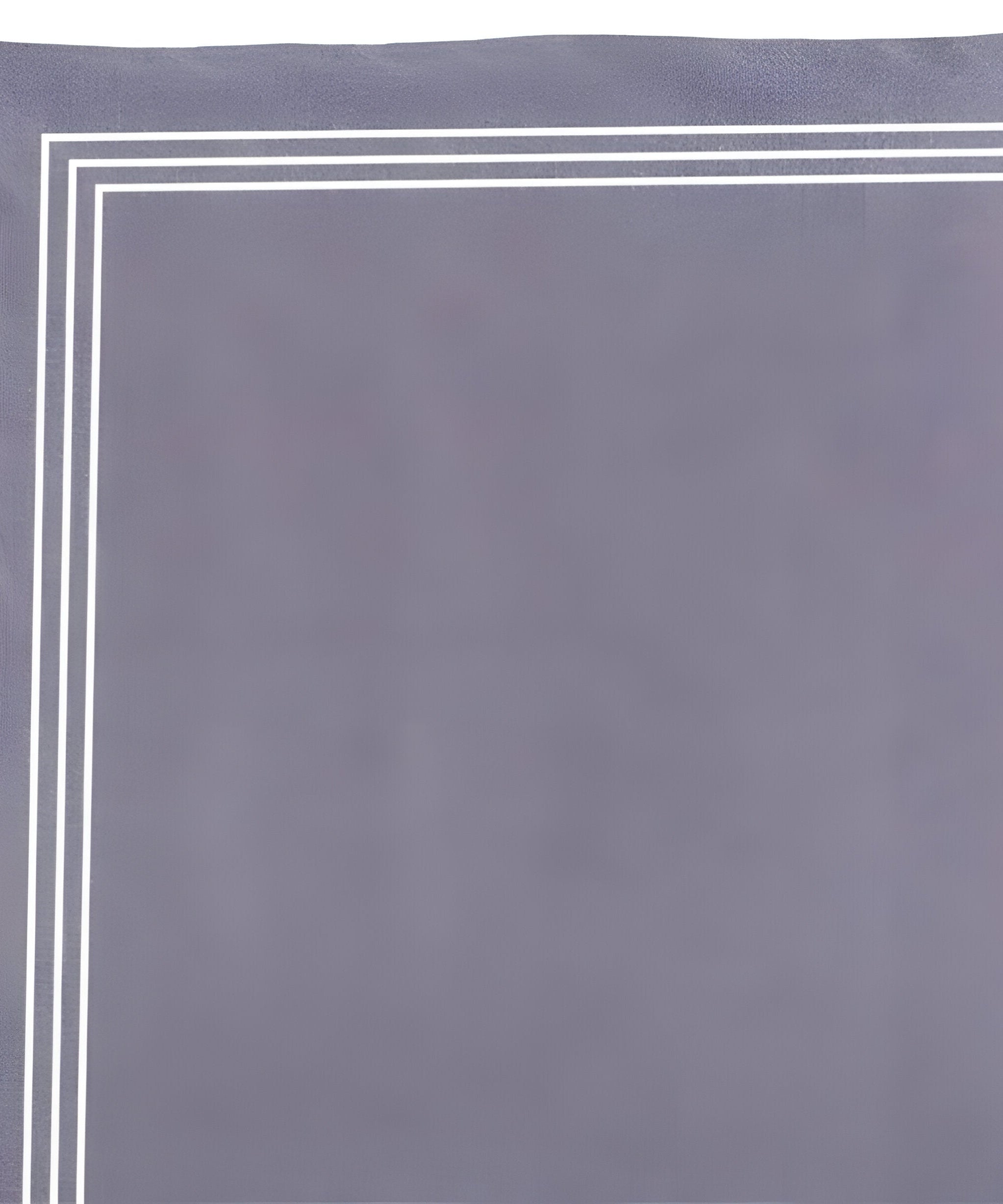 200TC Yarn Dyed Chambray Indigo Blue Triple Embroidery Duvet Cover Set