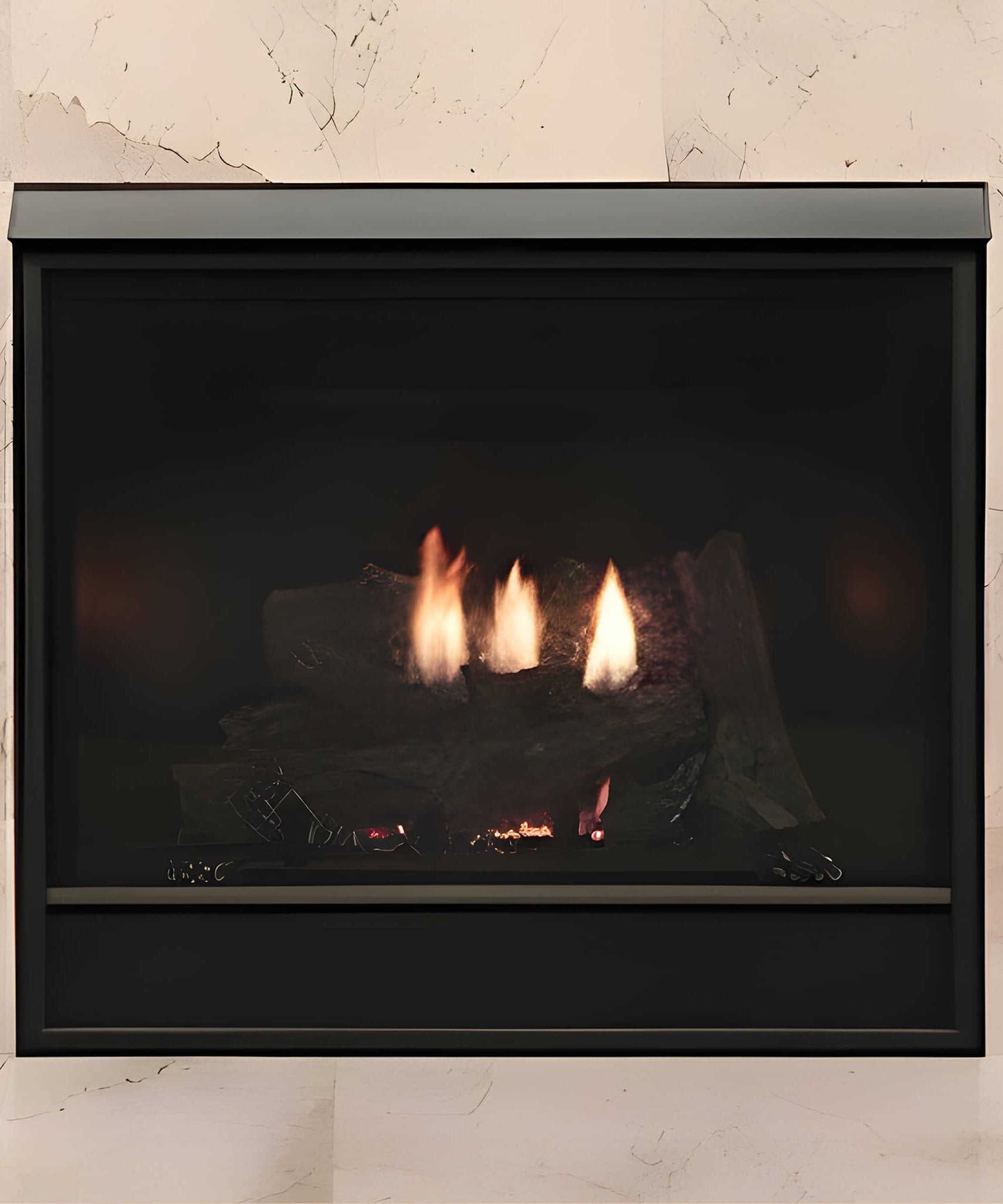 White Mountain Hearth (Empire) Tahoe 42-Inch Clean Face Direct Vent Deluxe Millivolt Fireplace [DVCD42FP30N/71P] (SAK56352)