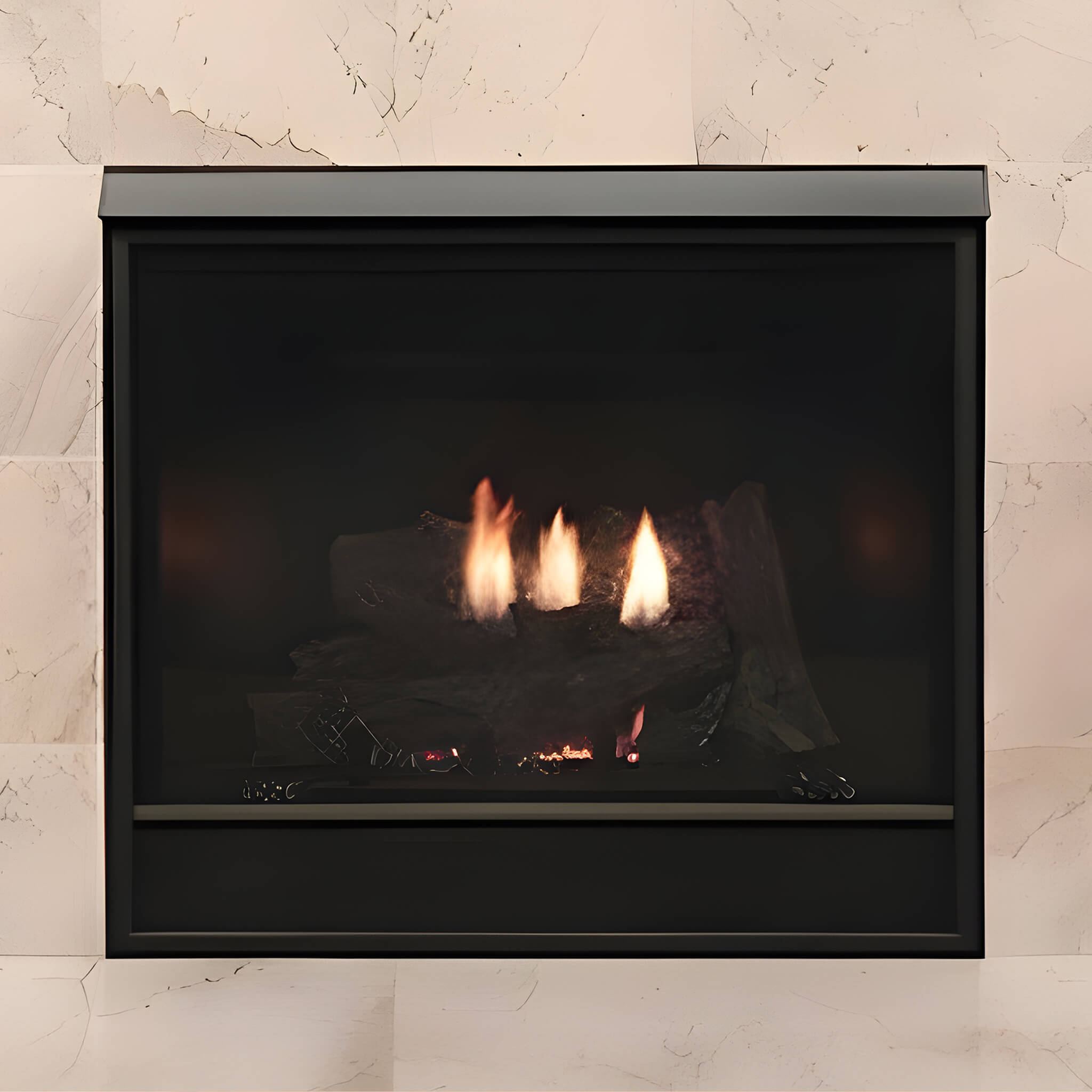 White Mountain Hearth (Empire) Tahoe 42-Inch Clean Face Direct Vent Deluxe Millivolt Fireplace [DVCD42FP30N/71P] (SAK56352)