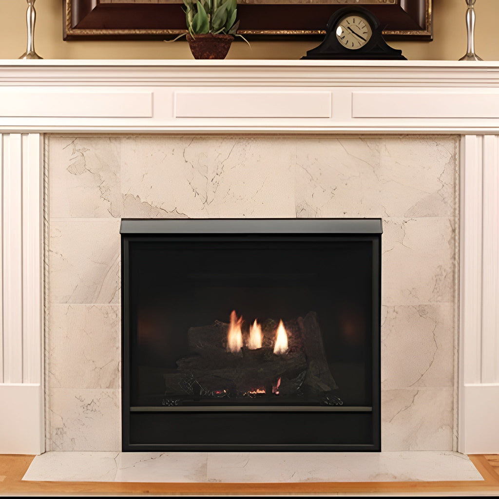 White Mountain Hearth (Empire) Tahoe 42-Inch Clean Face Direct Vent Deluxe Millivolt Fireplace [DVCD42FP30N/71P] (SAK56352)