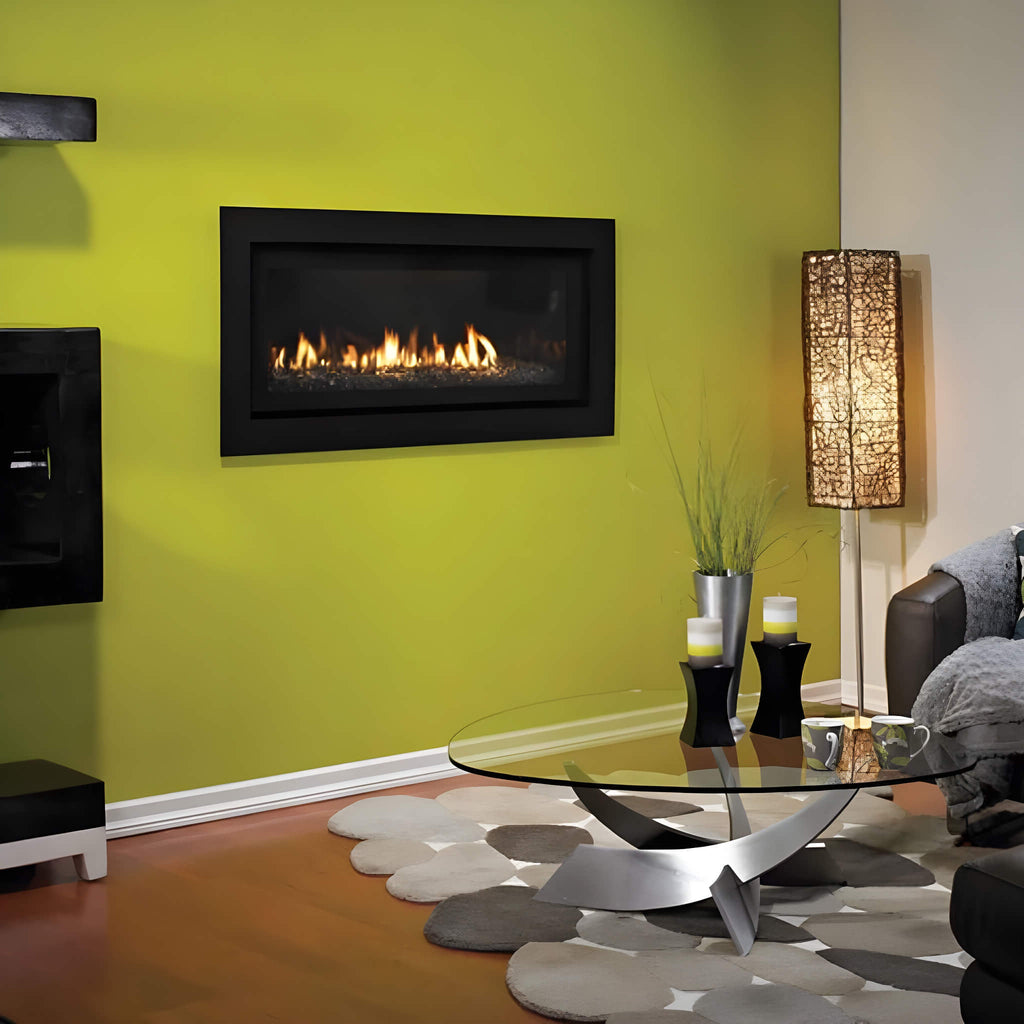 White Mountain Hearth (Empire) Boulevard 41-Inch Direct Vent Contemporary Linear Natural Gas Fireplace [DVLL41FP92N] (SAK87549)