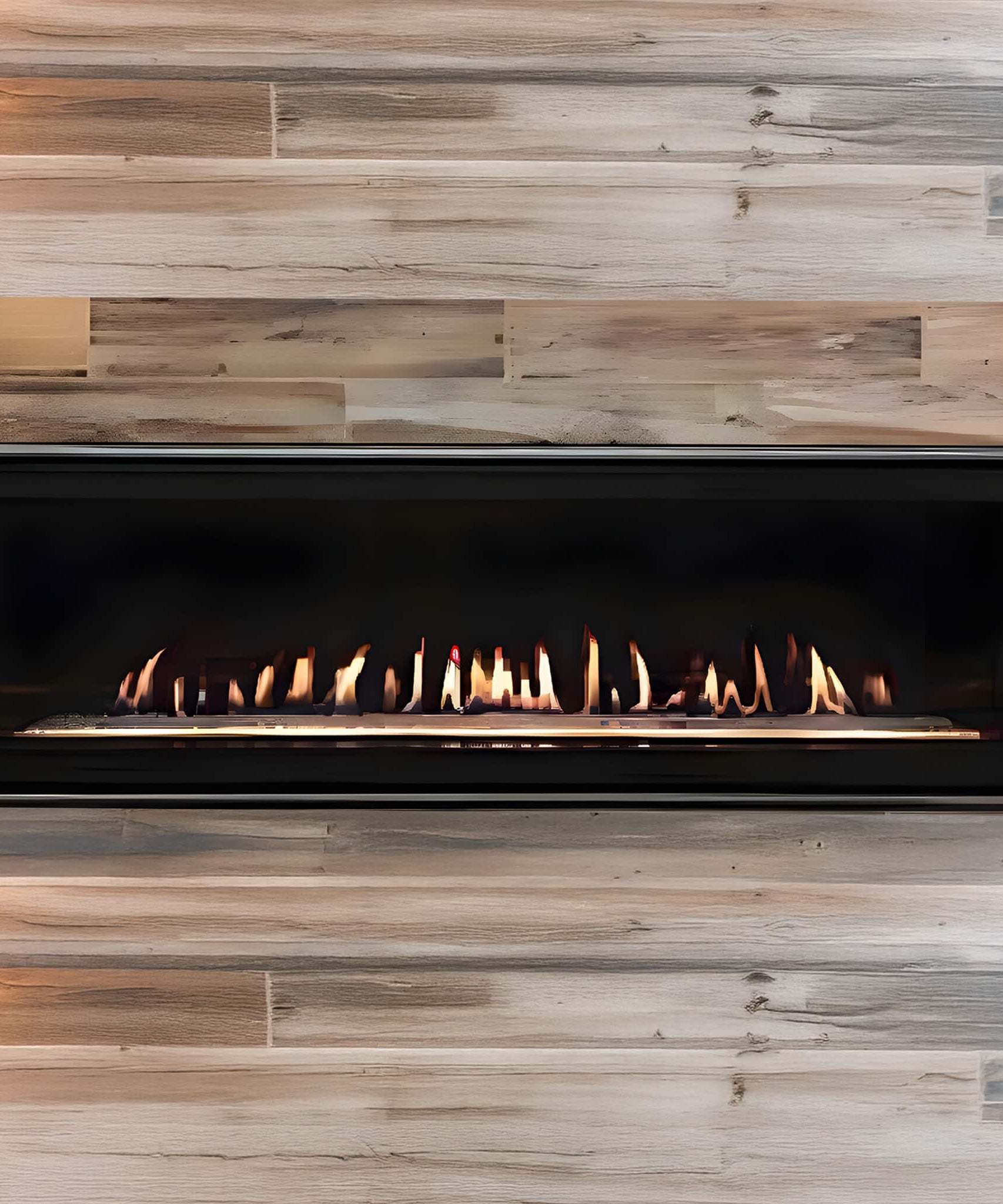 White Mountain Hearth (Empire) Boulevard 60-Inch Direct Vent Contemporary Linear Fireplace [DVLL60BP90N/P] (SAK24680)