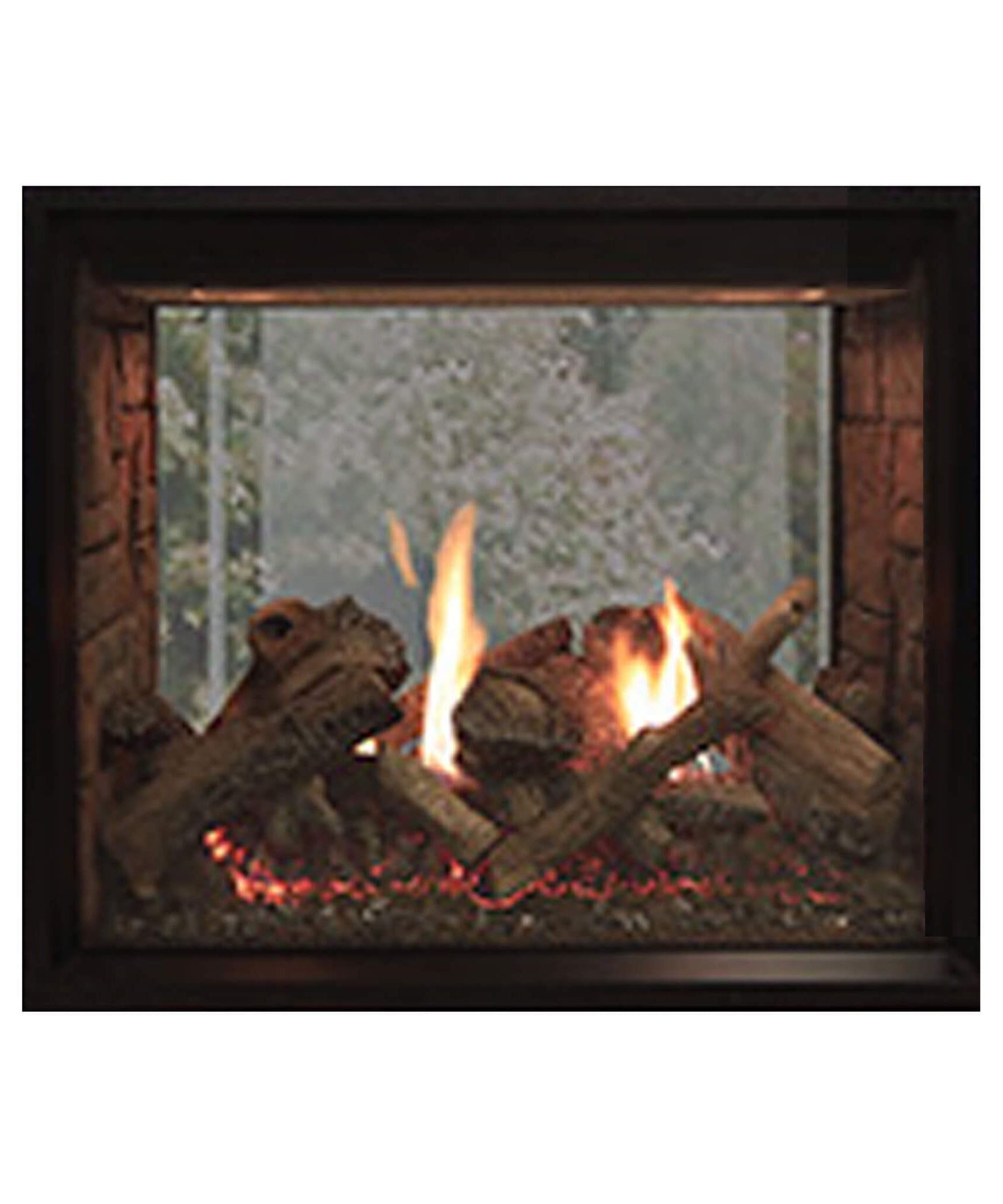 White Mountain Hearth Rushmore 40-Inch TruFlame Clean Face Direct Vent Fireplace [DVCT40CSP95] (SAK34829)