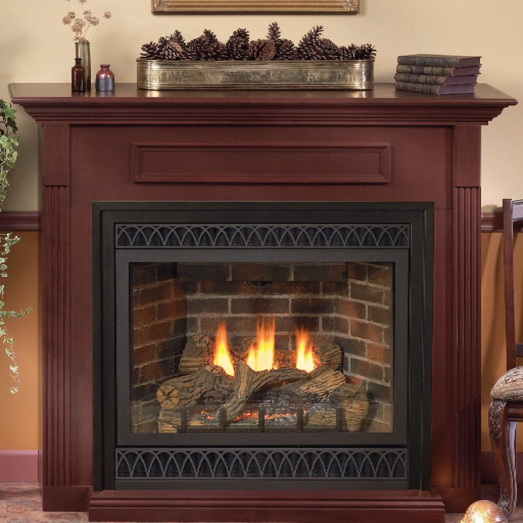 White Mountain Hearth (Empire) Tahoe 32-Inch Direct Vent Deluxe Fireplace With On/Off Switch [DVD32FP] (SAK35129)