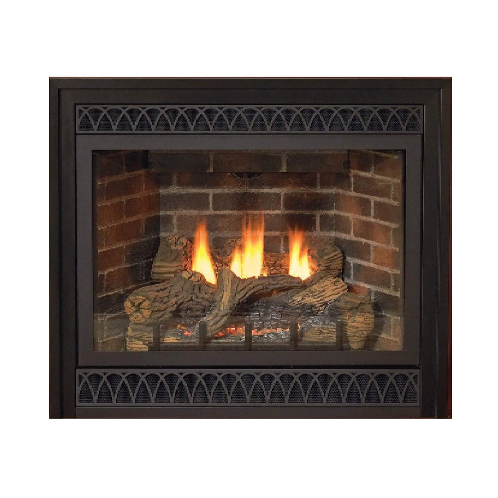 White Mountain Hearth (Empire) Tahoe 32-Inch Direct Vent Deluxe Fireplace With On/Off Switch [DVD32FP] (SAK35129)