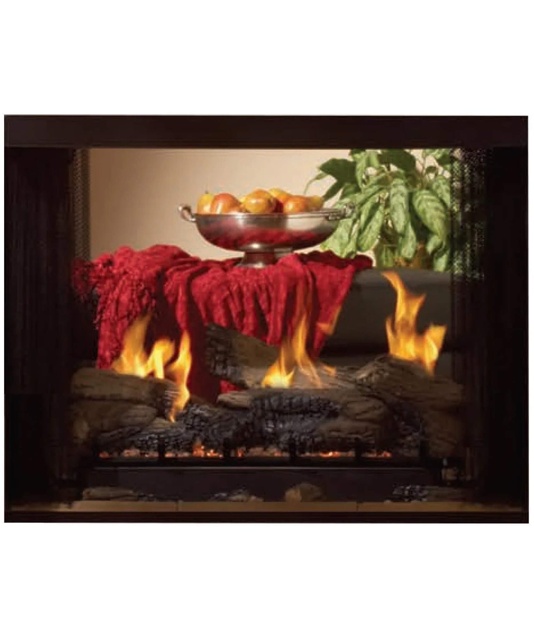 White Mountain Hearth (Empire) Tahoe 36-Inch Propane Gas Direct Vent Premium See Through Fireplace [DVP36SP32EP] (SAK86420)