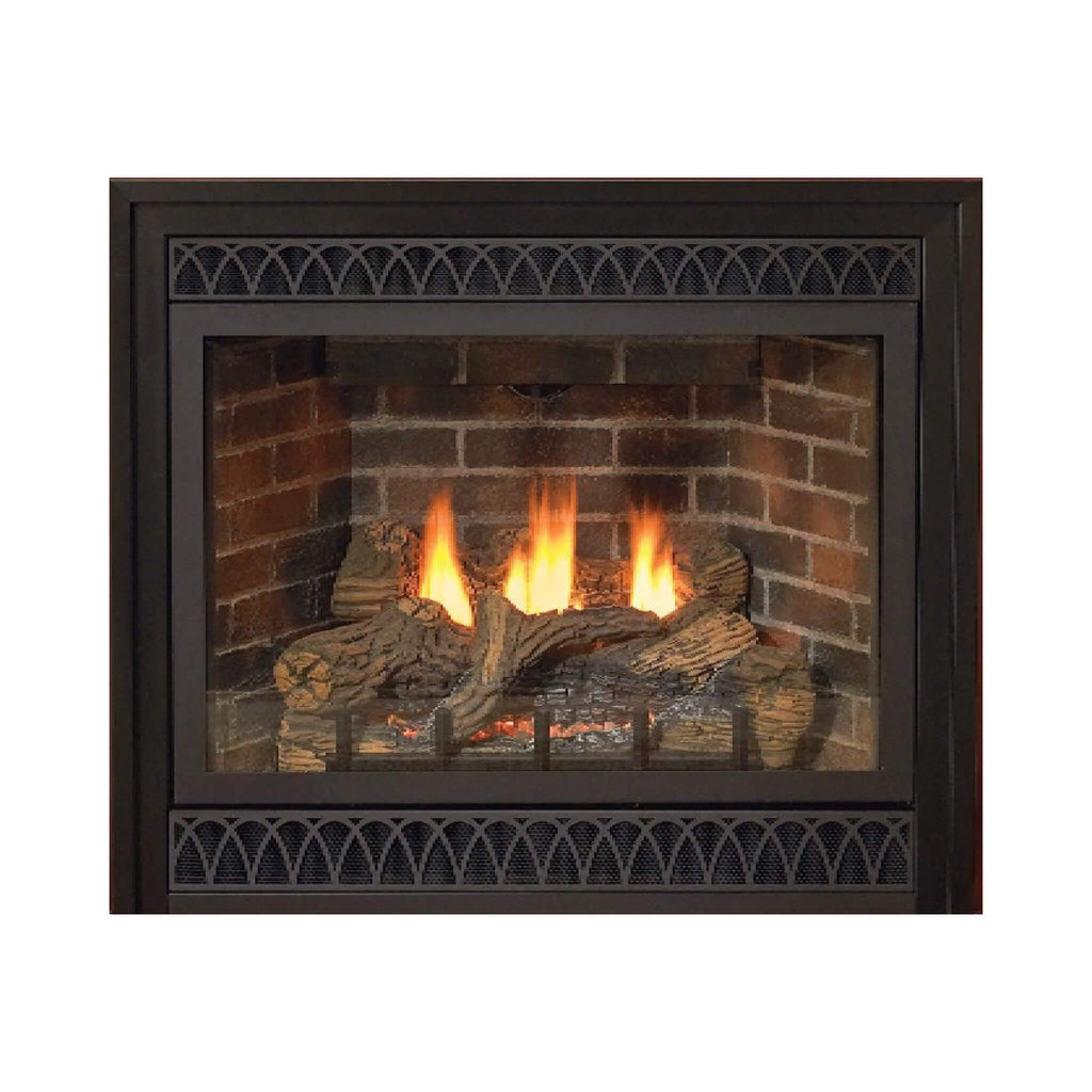 White Mountain Hearth (Empire) Tahoe 48-Inch Intermittent Pilot Propane Gas Direct Vent Deluxe Fireplace W/ On/Off Switch [DVD48FP70P] (SAK40376)