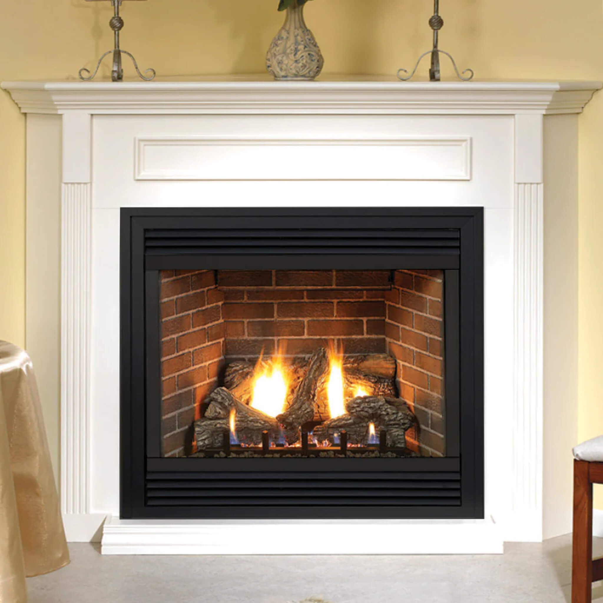 White Mountain Hearth (Empire) Tahoe 48-Inch Propane Gas Direct Vent Premium Fireplace W/ Multi Function Control [DVP48FP91P] (SAK19347)