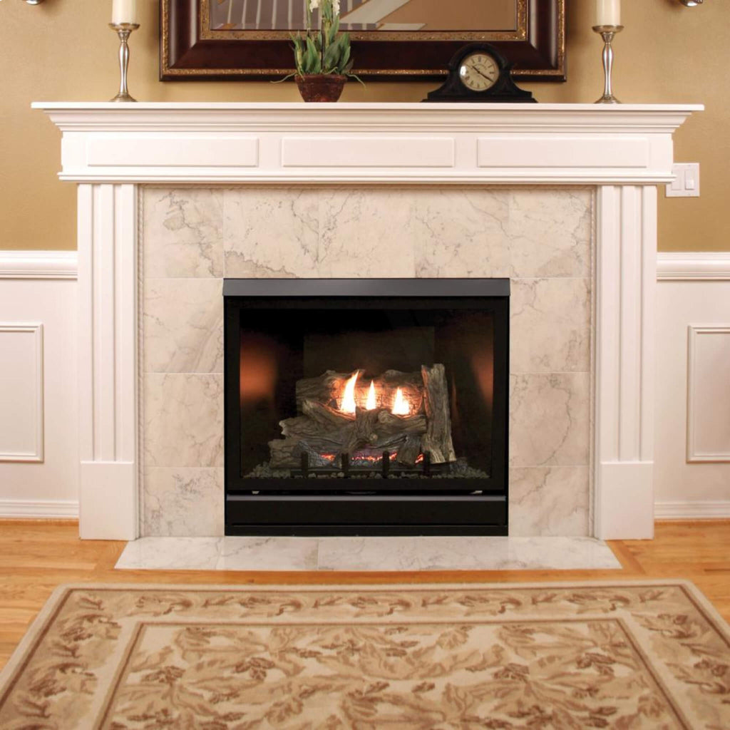 White Mountain Hearth (Empire) Tahoe Clean Face Direct Vent Deluxe Fireplace With Millivolt Control And On/Off Switch [DVCD32FP30N/P] (SAK72051)