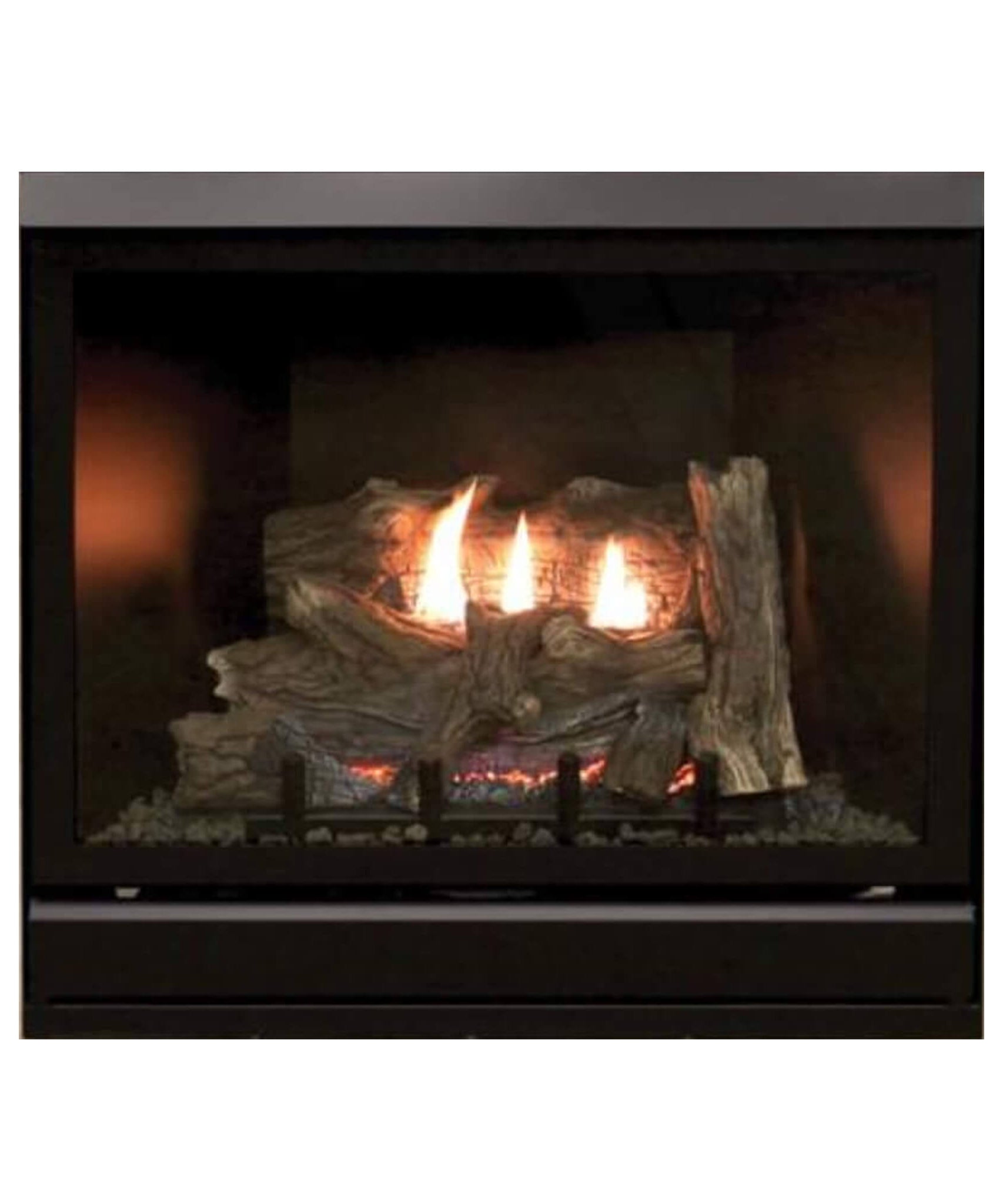 White Mountain Hearth (Empire) Tahoe Clean Face Direct Vent Deluxe Fireplace With Millivolt Control And On/Off Switch [DVCD32FP30N/P] (SAK72051)