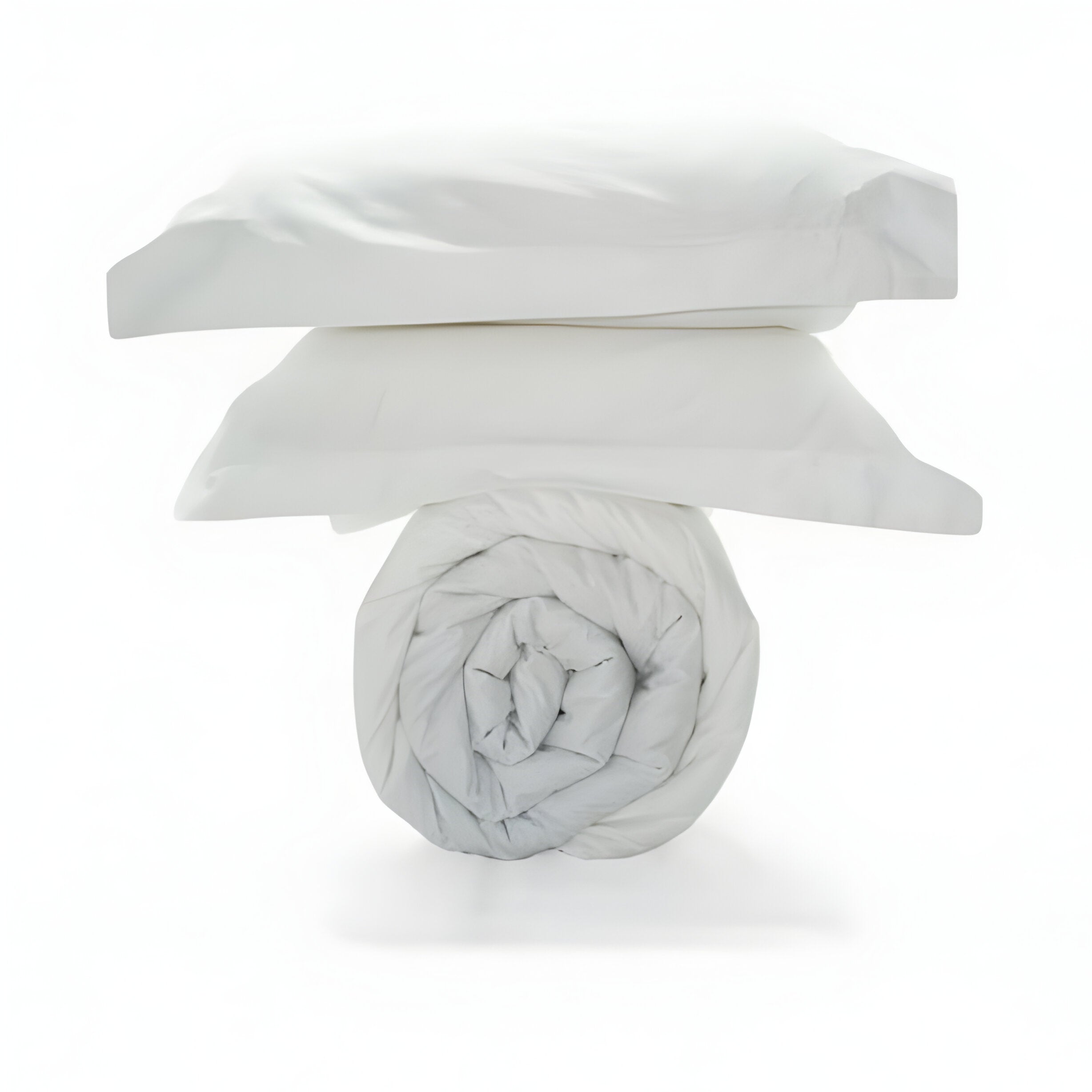 300TC Sateen Solid Organic Cotton Duvet Cover Set
