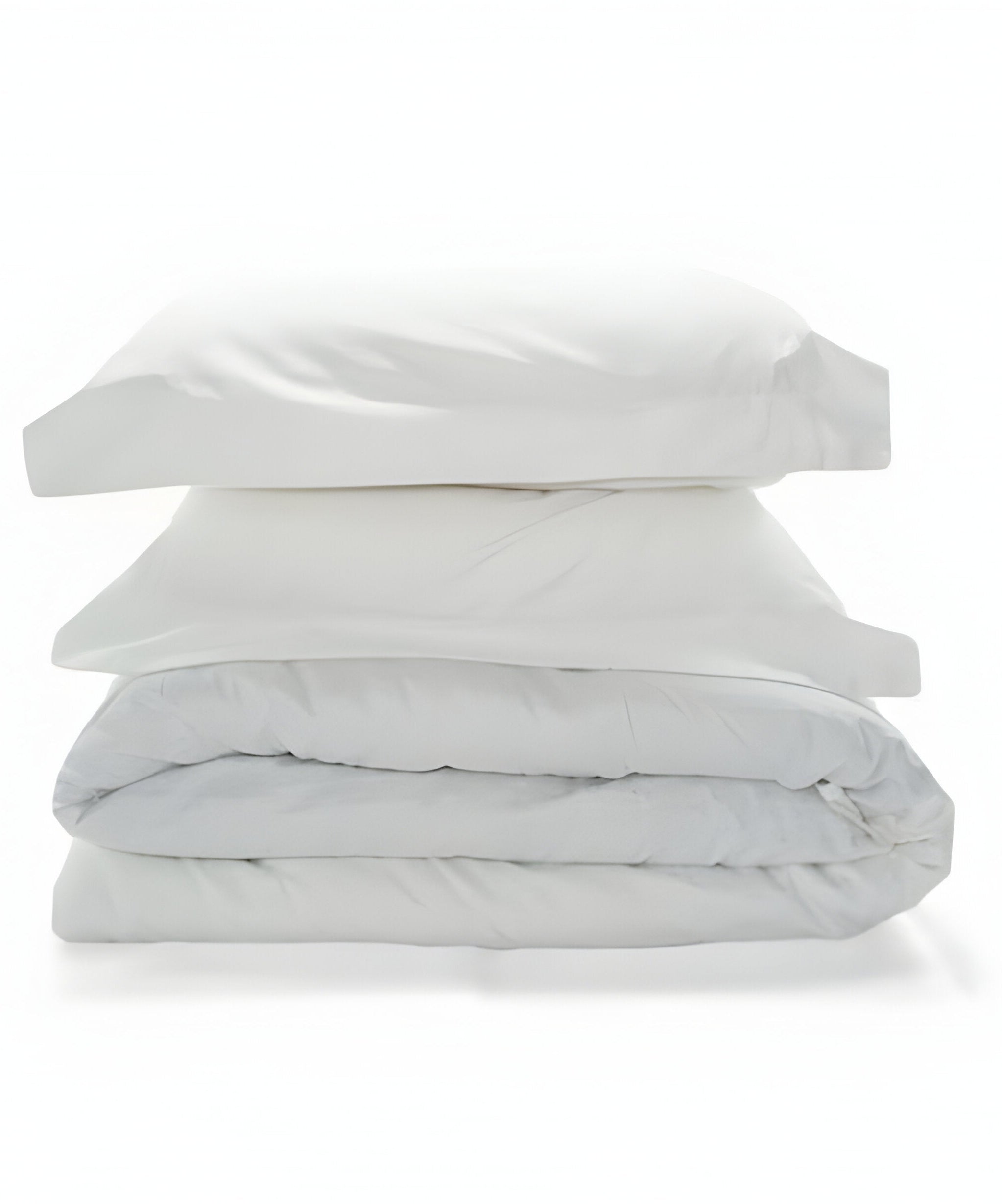 300TC Sateen Solid Organic Cotton Duvet Cover Set