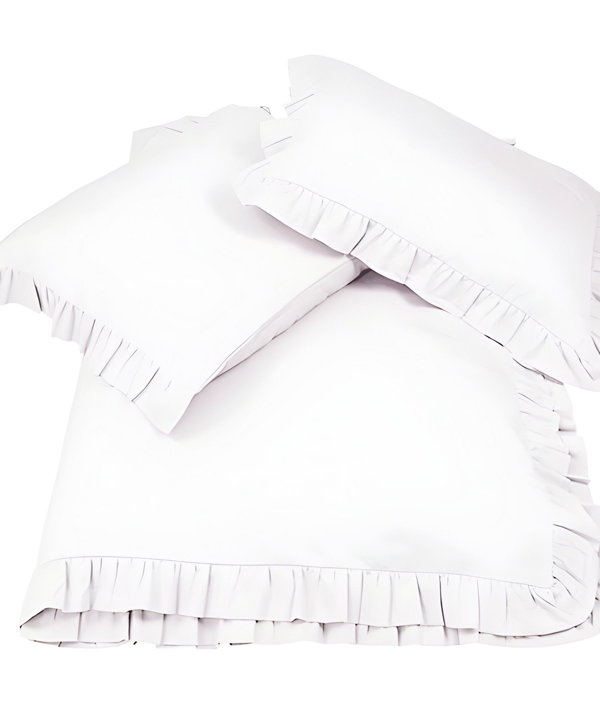400TC Cotton Sateen Ruffle Duvet Cover Set